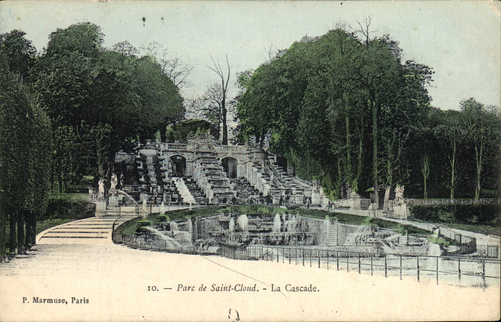 VINTAGE POSTCARD Holy Cloud Park of the Cascade