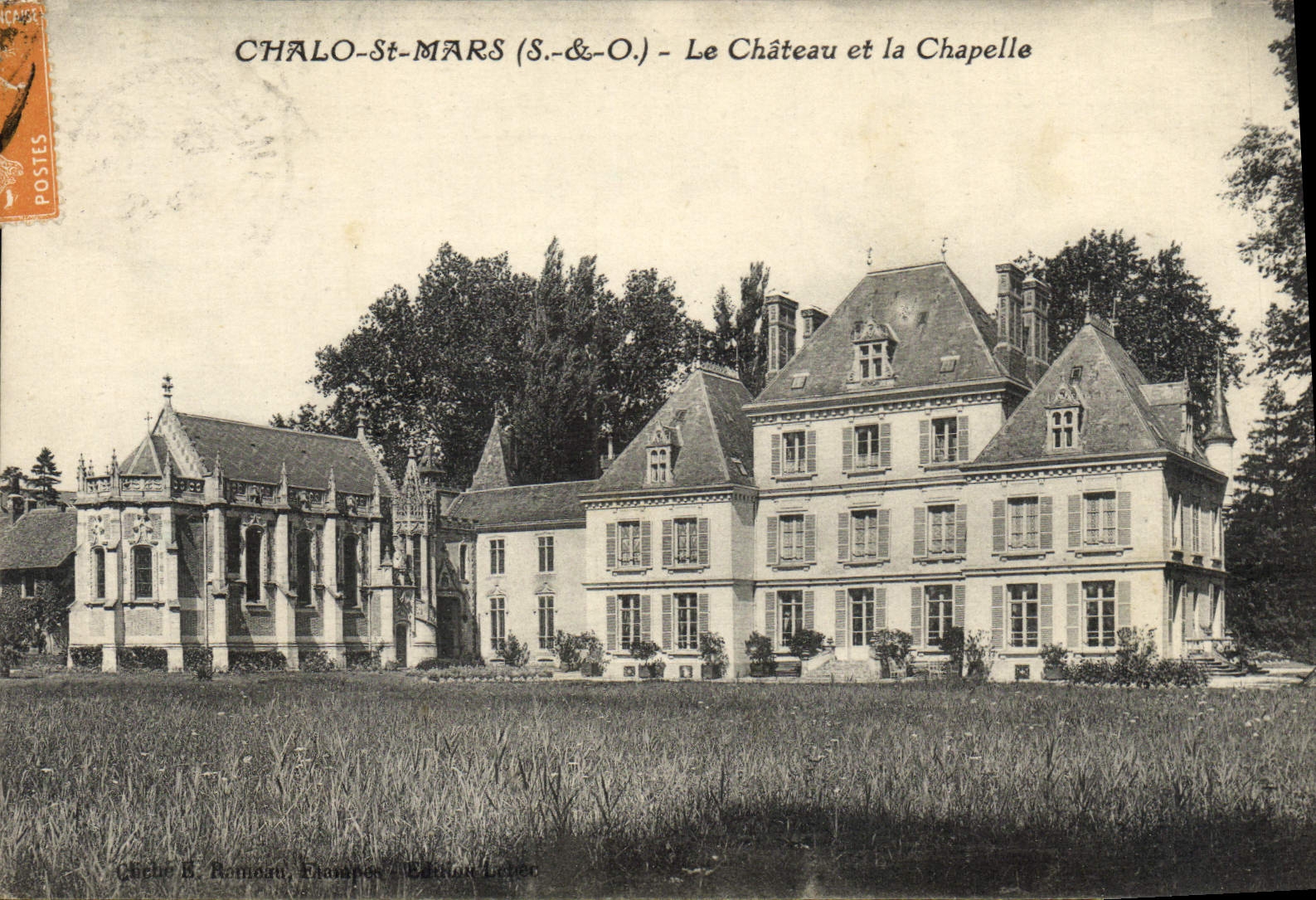 CPA Chalo St Mars Le Chateau et la Chapelle