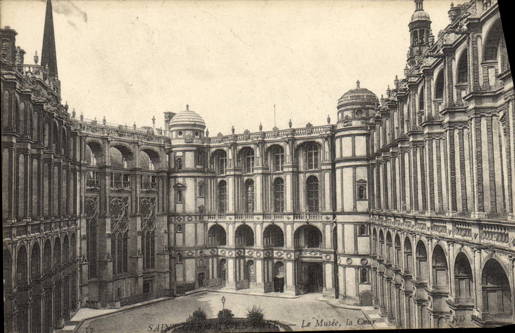 St alemán de la POSTAL de la VENDIMIA en el martillo de Bush la corte del museo