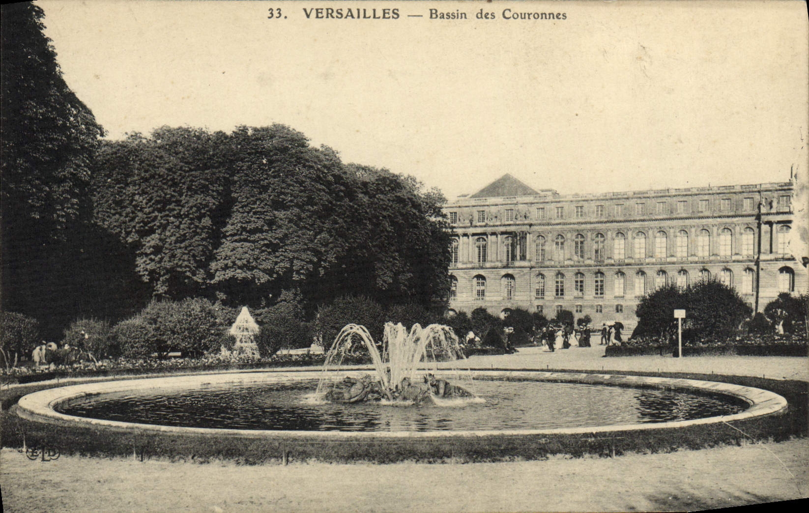 CPA Versailles Bassin Des Couronnes