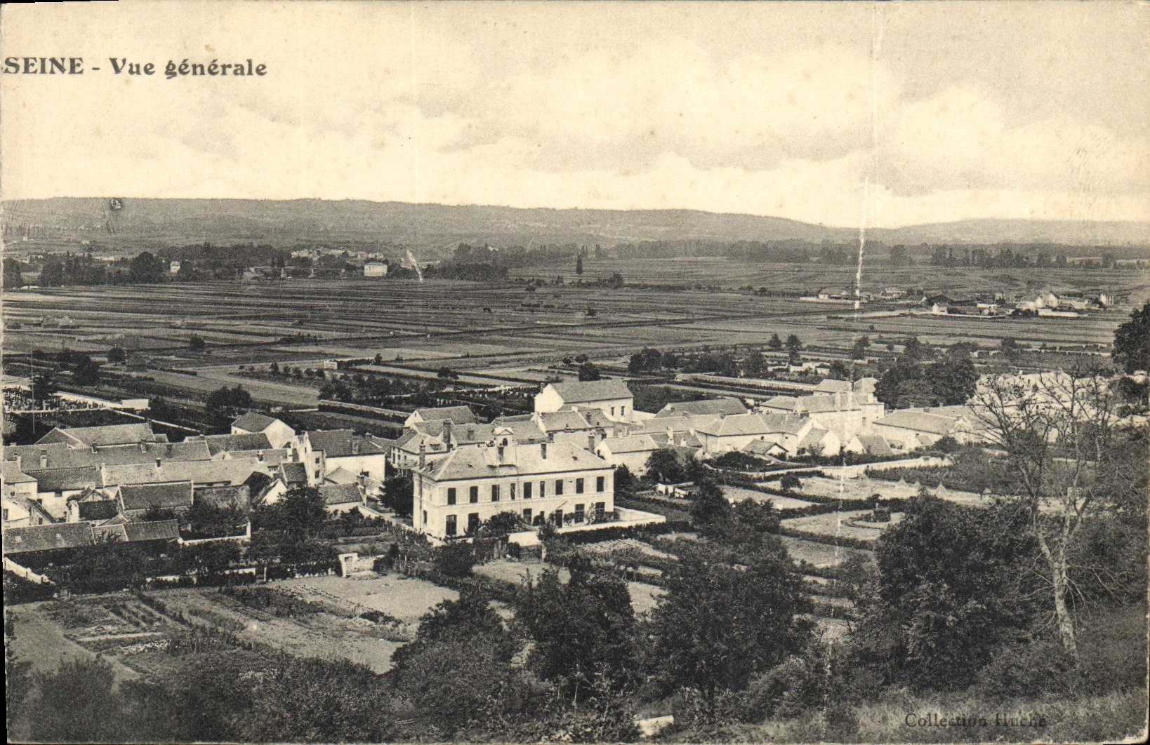 VINTAGE POSTCARD the Seine View