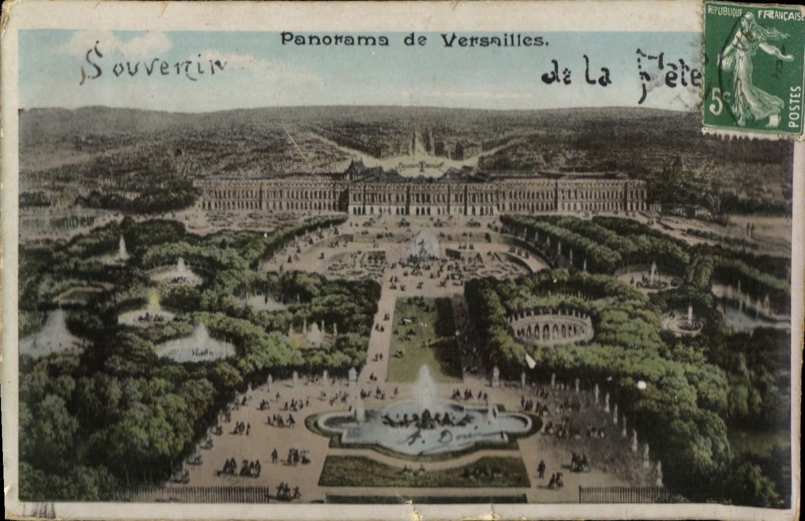 CPA Panorama de Versailles
