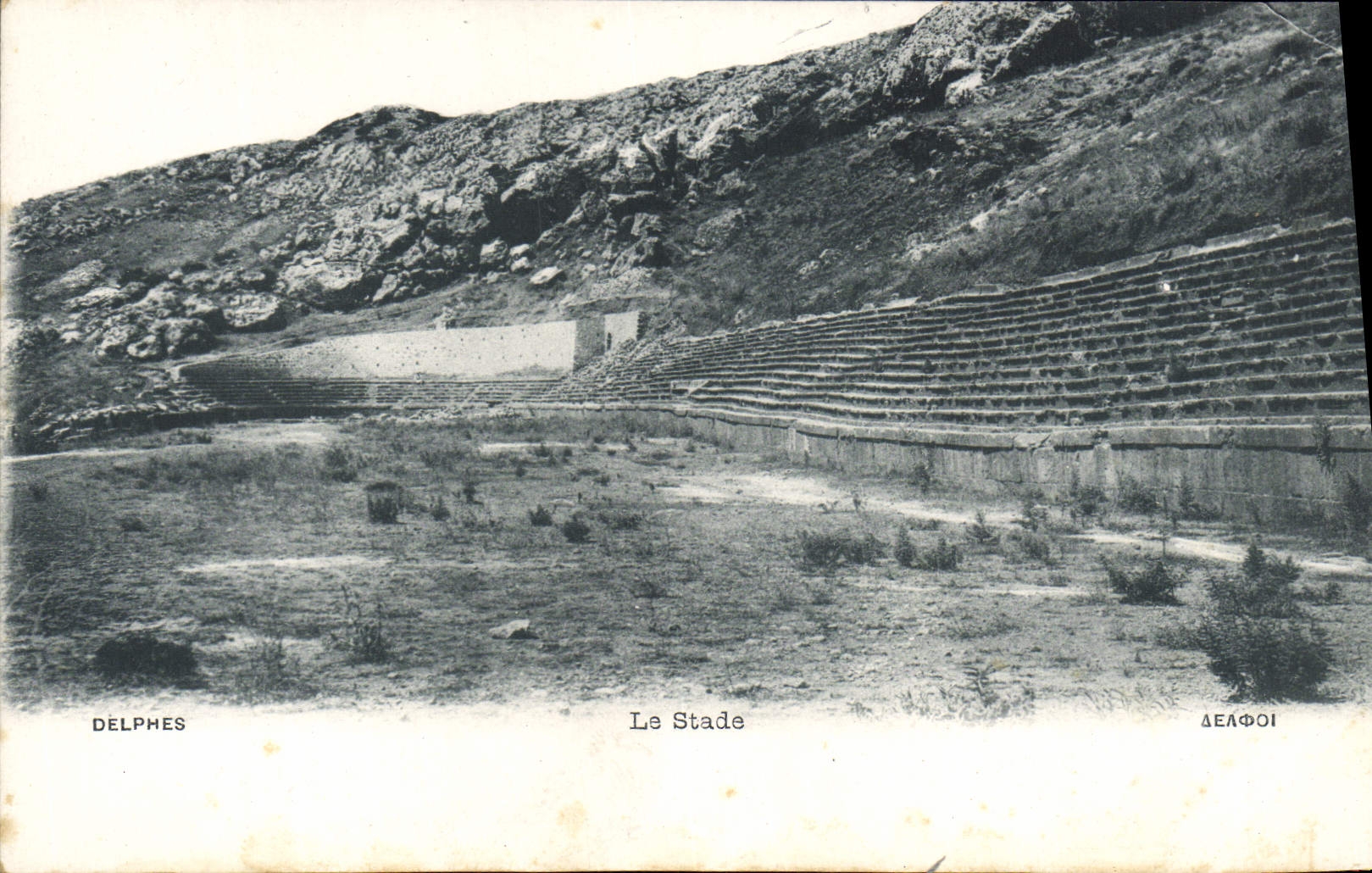 VINTAGE POSTCARD Delphes the Stage