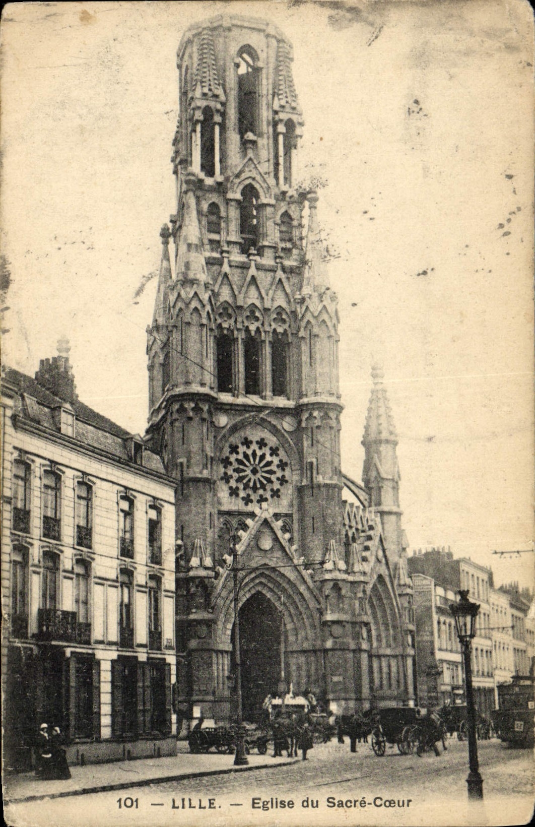 CPA Lille Eglise du Sacre Coeur