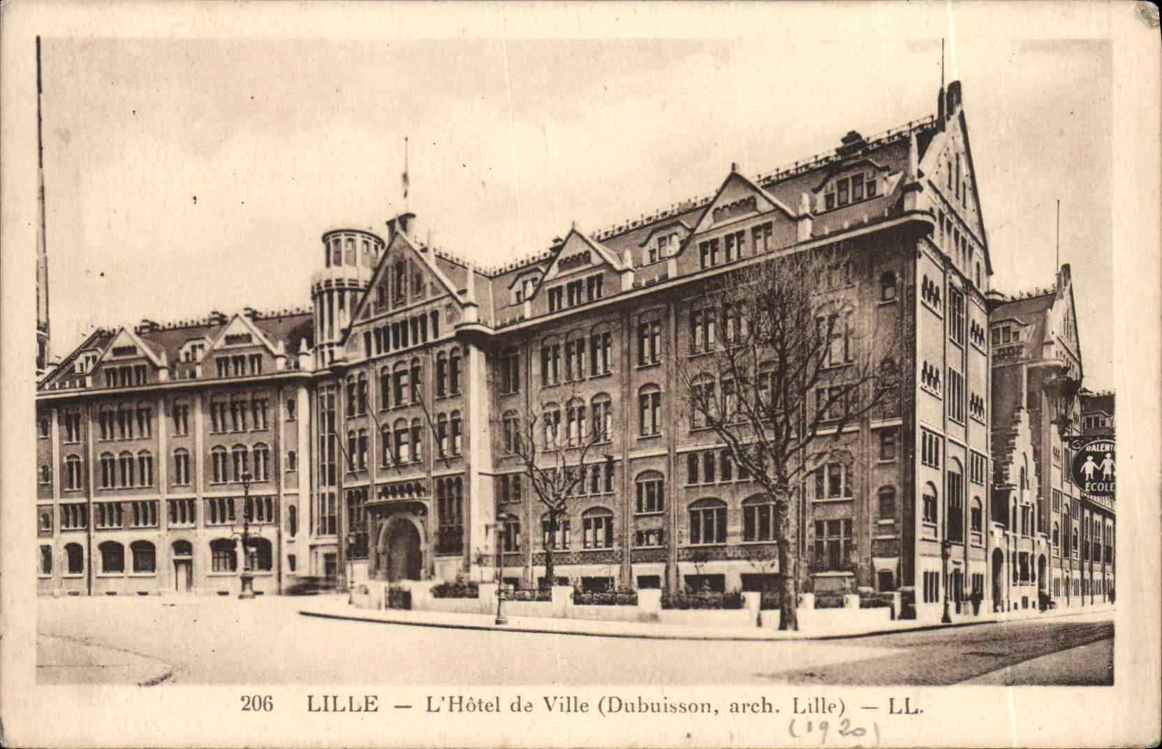 CPA Lille L'Hotel de Ville 