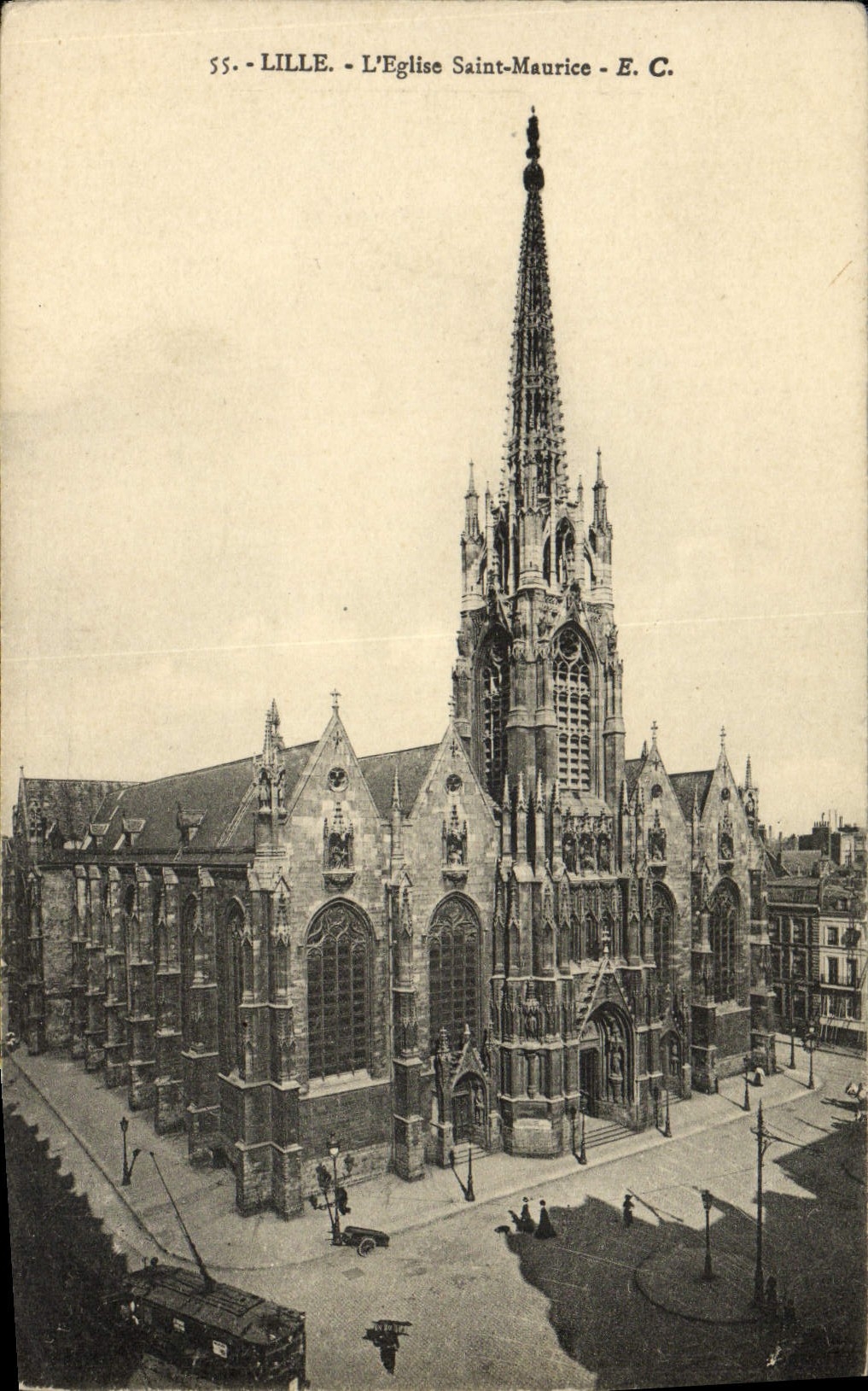 CPA Lille L'Eglise Saint Maurice