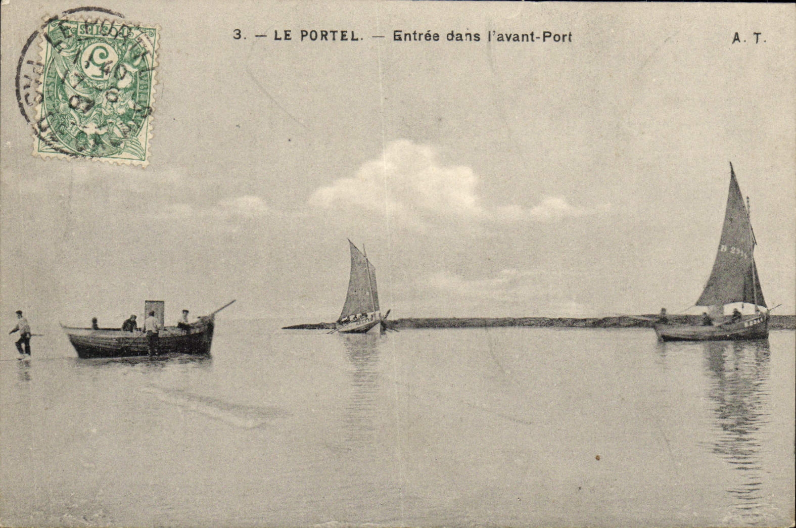 La POSTAL Portel de la VENDIMIA entró antes de los barcos portuarios
