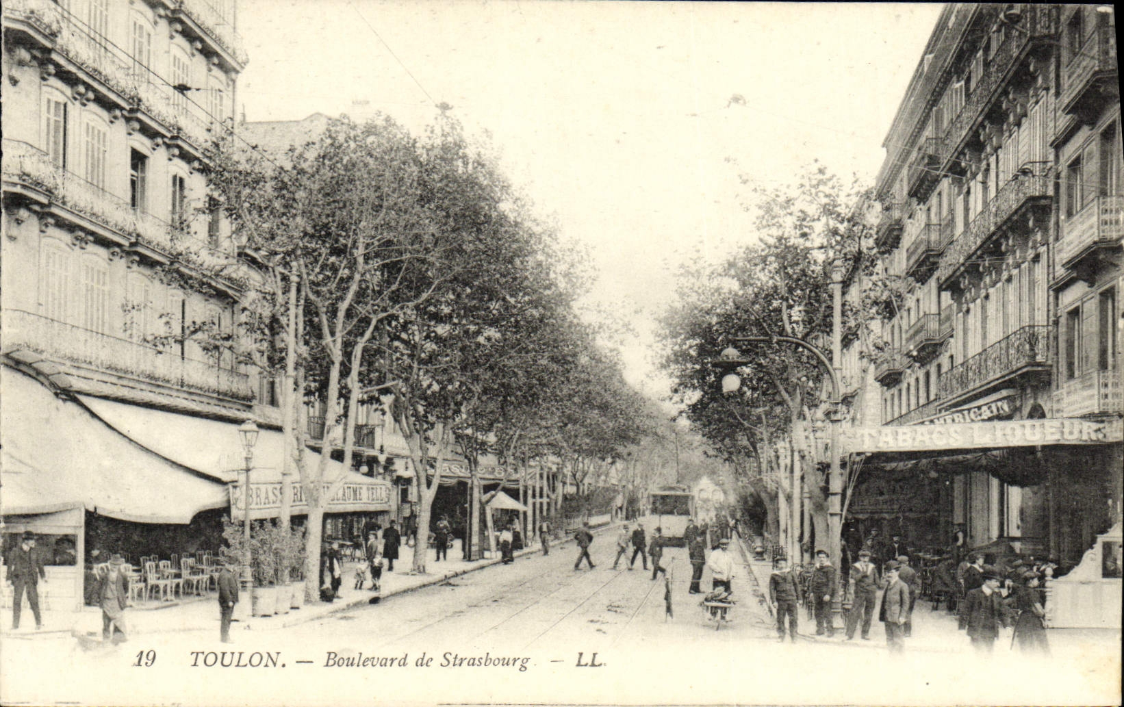 CPA Toulon Boulevard de Strasbourg Marins