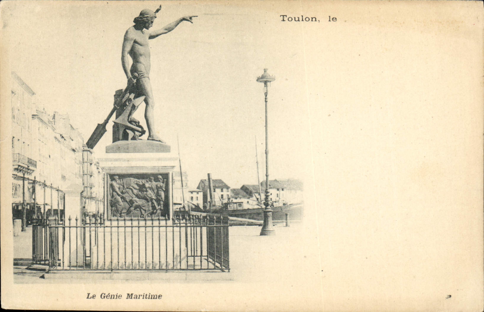 CPA Toulon le Le Genie Maritime