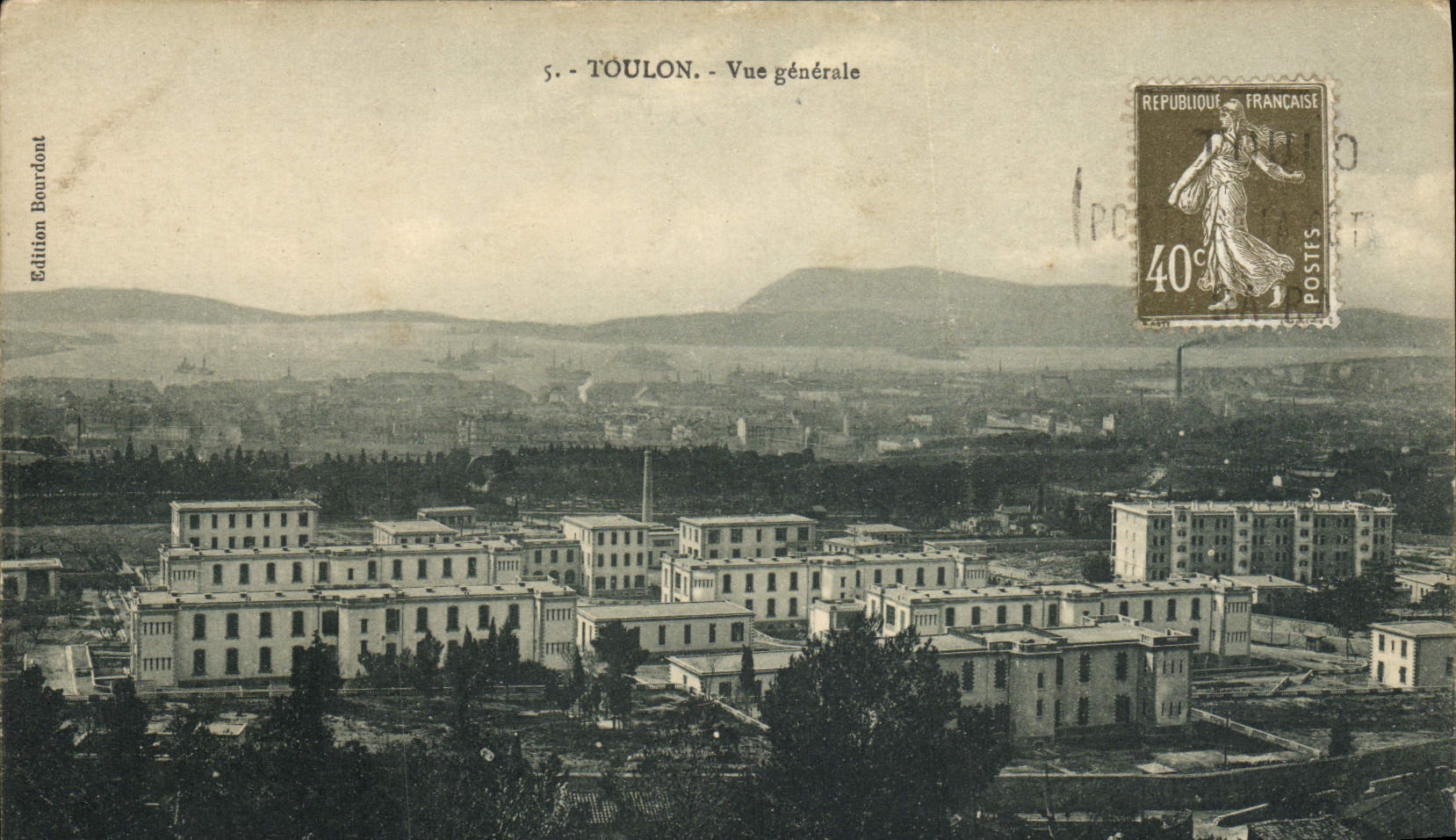 CPA Toulon Vue Generale