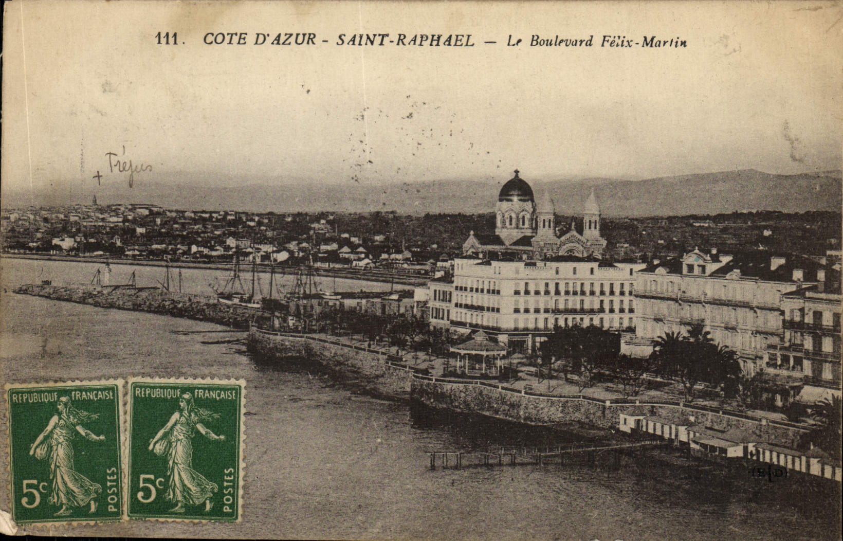 CPA Saint Raphael Le Boulevard Feix Martin