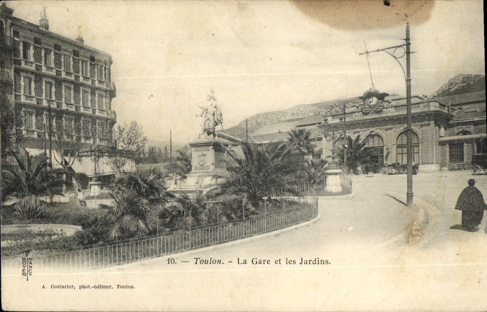 CPA Toulon La Gare et les Jardins