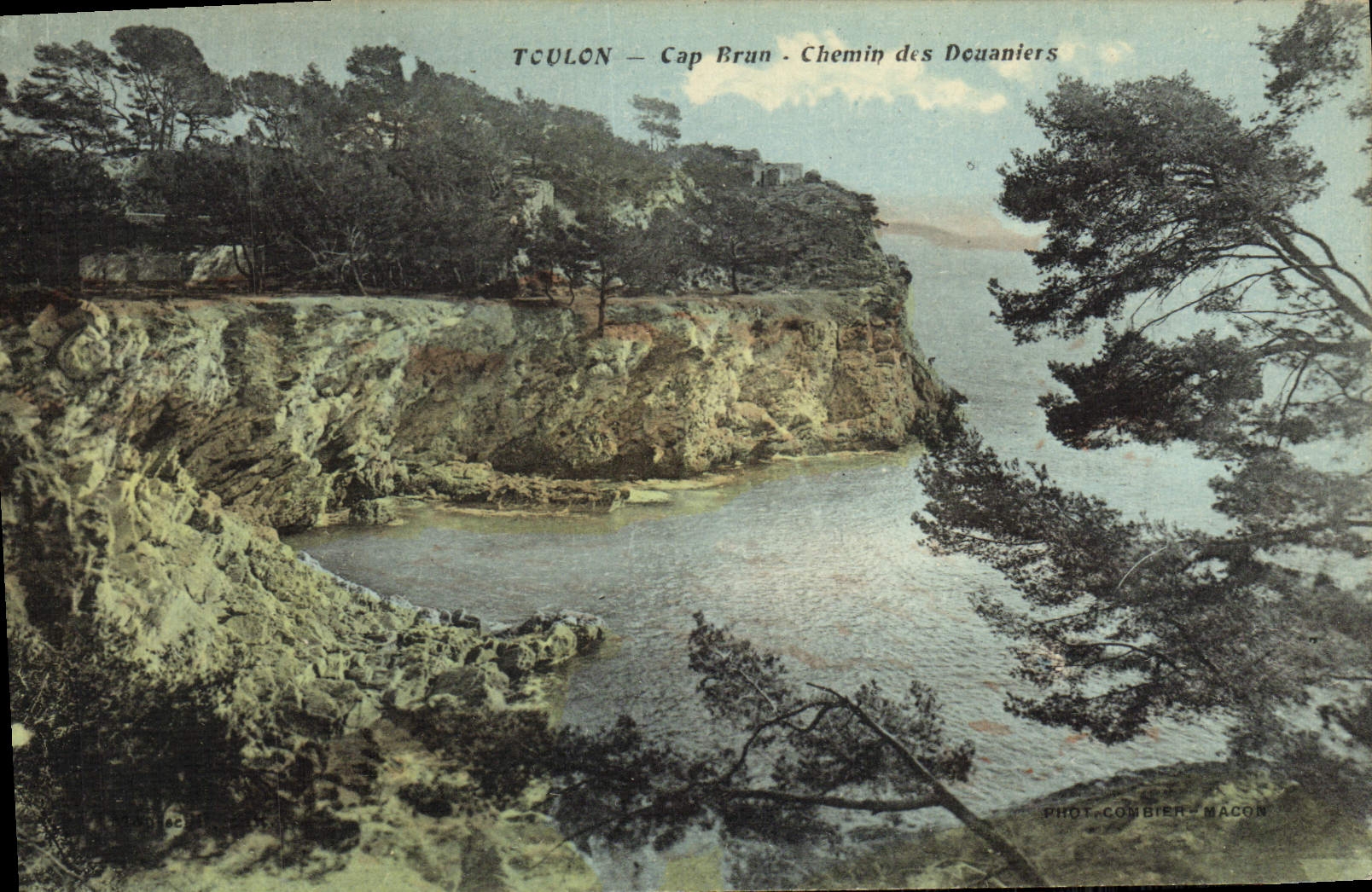 CPA Toulon Cap Brun Chemin des Douaniers