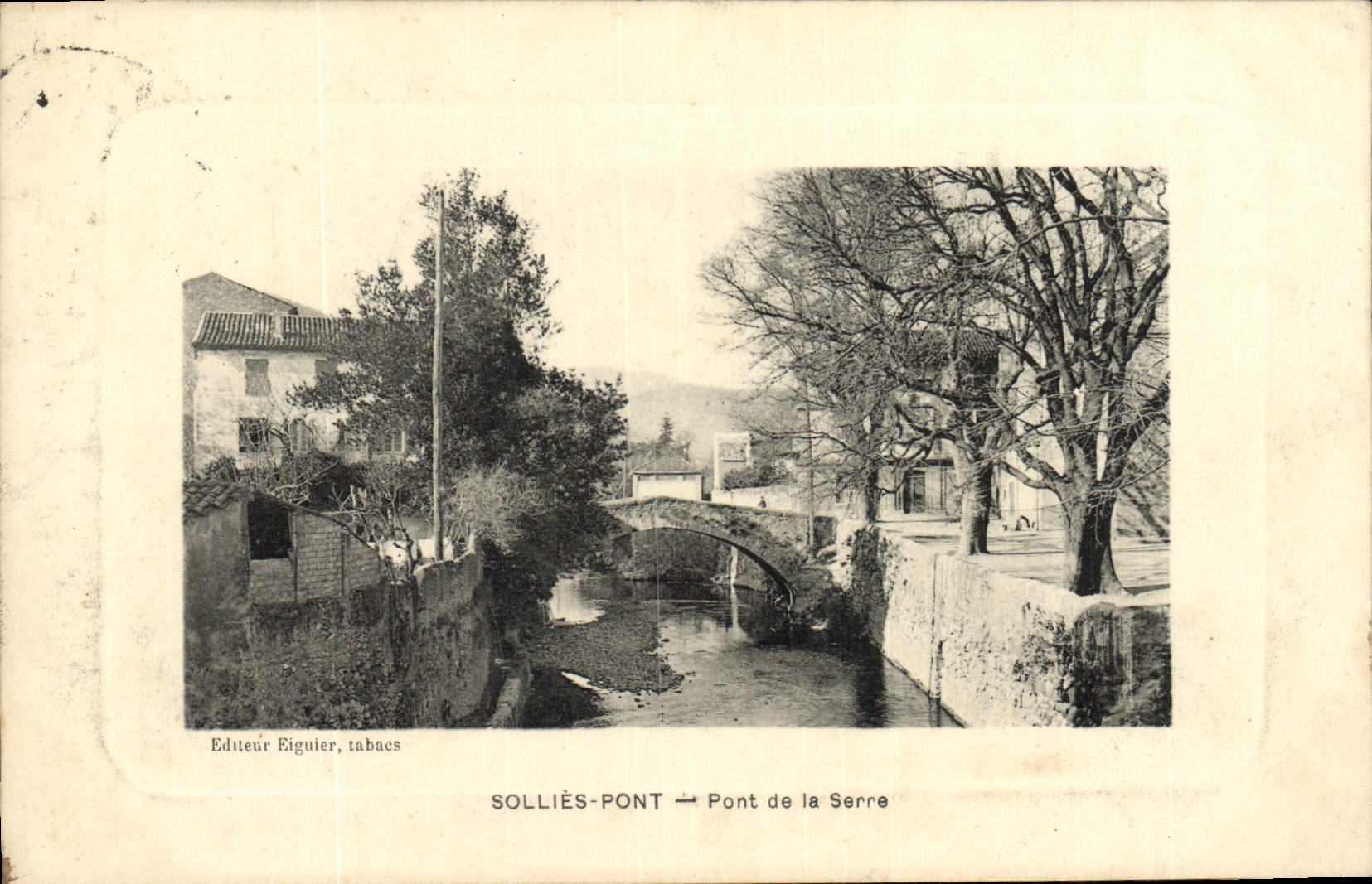 VINTAGE POSTCARD Sollies Bridge Bridge of the Greenhouse