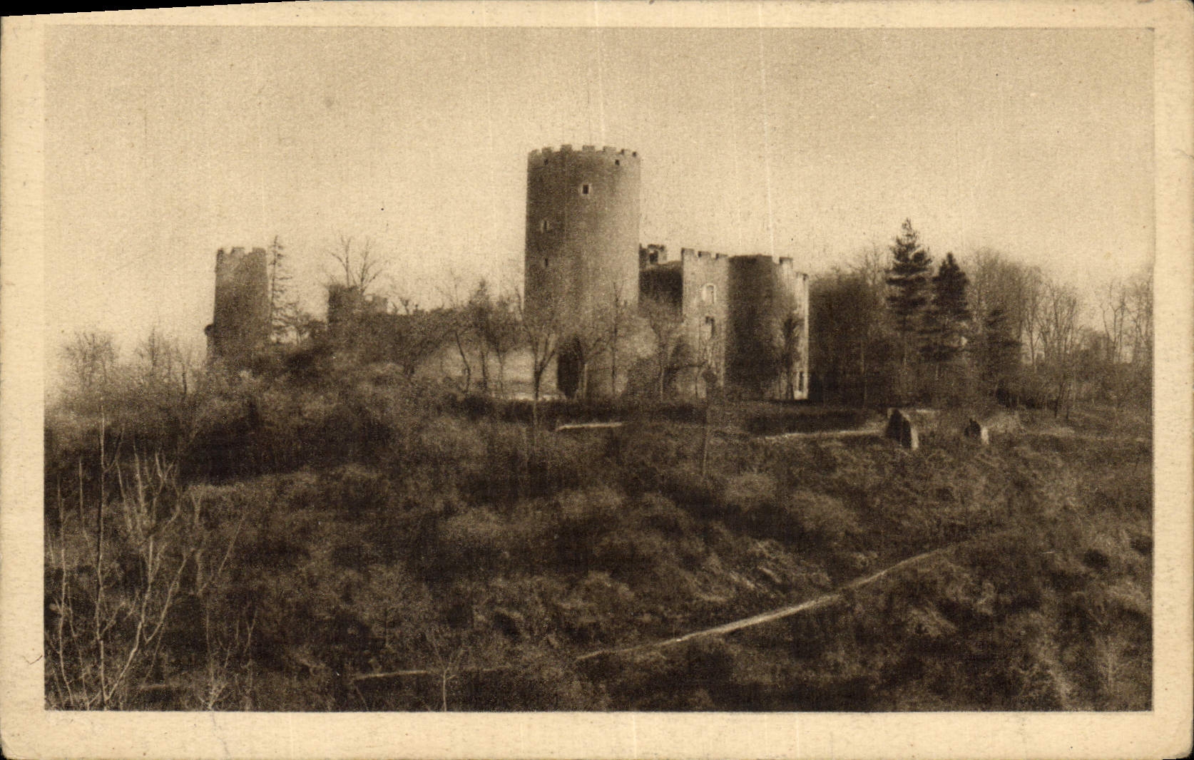 Datación de Eguzon Chateaubrun de la POSTAL de la VENDIMIA de la décimotercero arena Mauprat de George