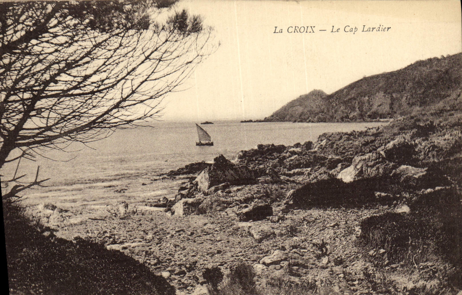 CPA La Croix Le Cap Lardier