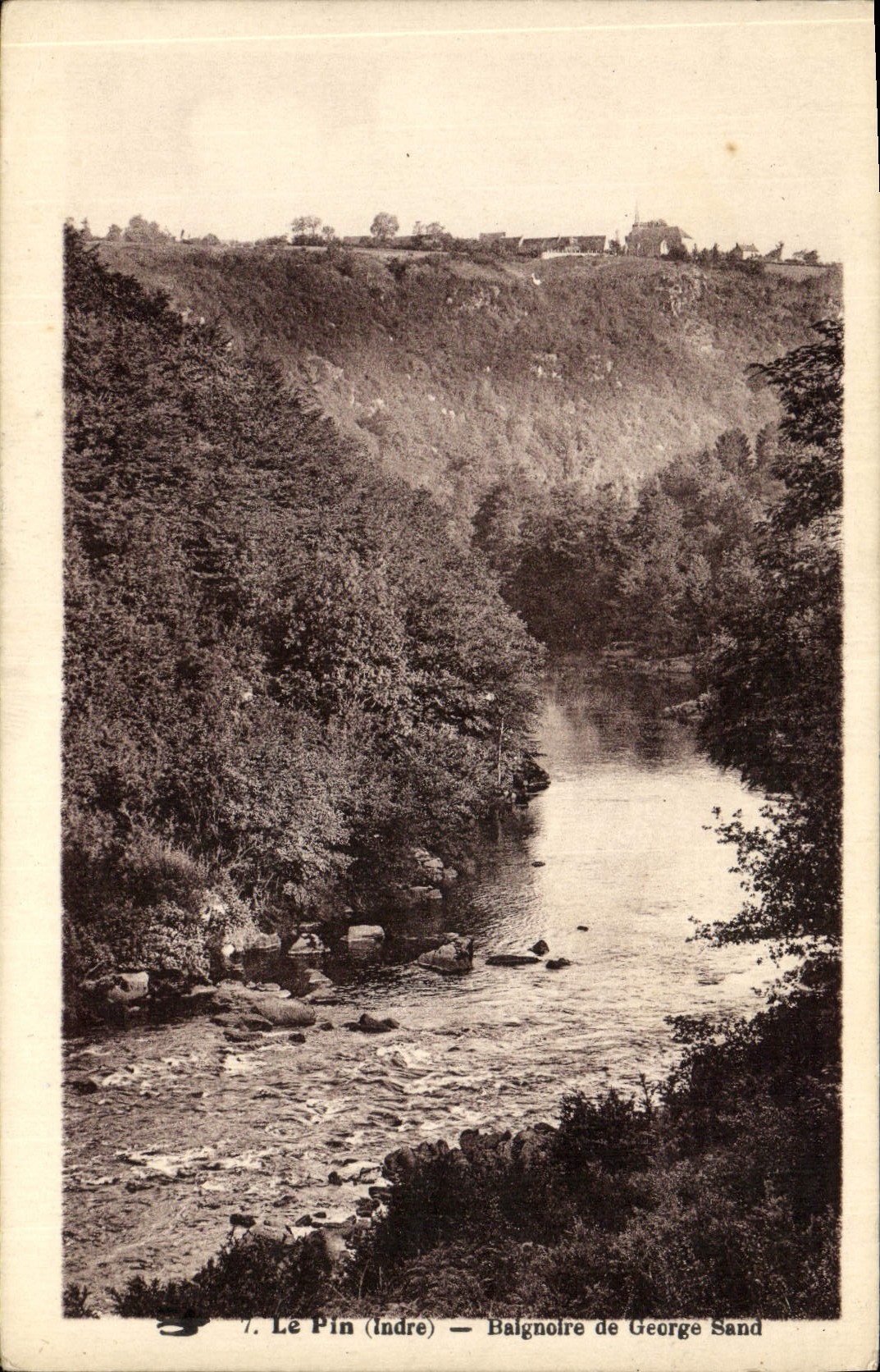 POSTAL de la VENDIMIA el pino Balgnoire de la arena de George