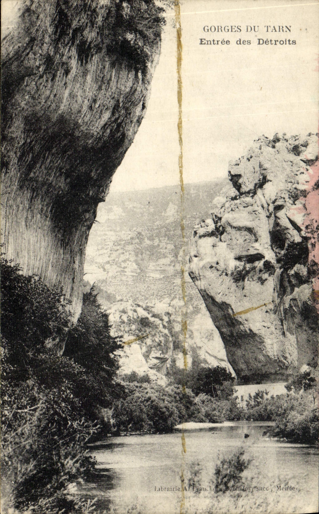 CPA Gorges De Tarn Entree Des Detroits