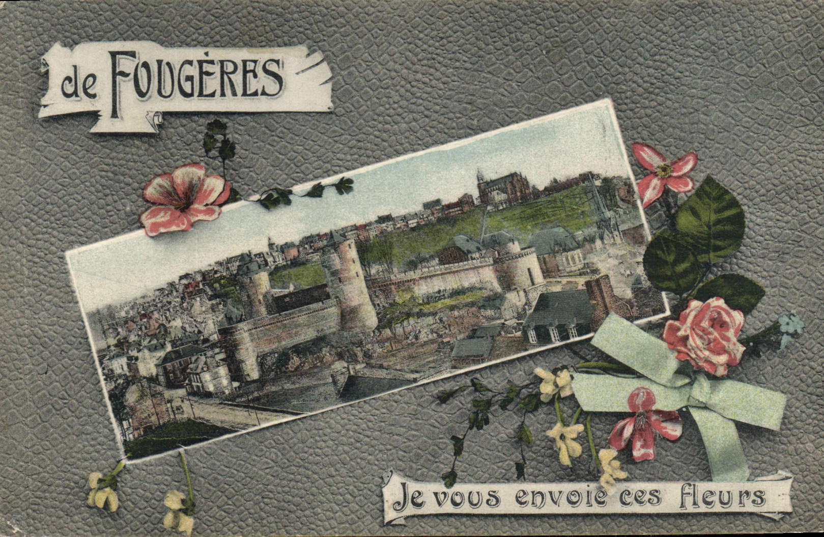 CPA De Fougeres Je Vous Envoie Ces Fleurs