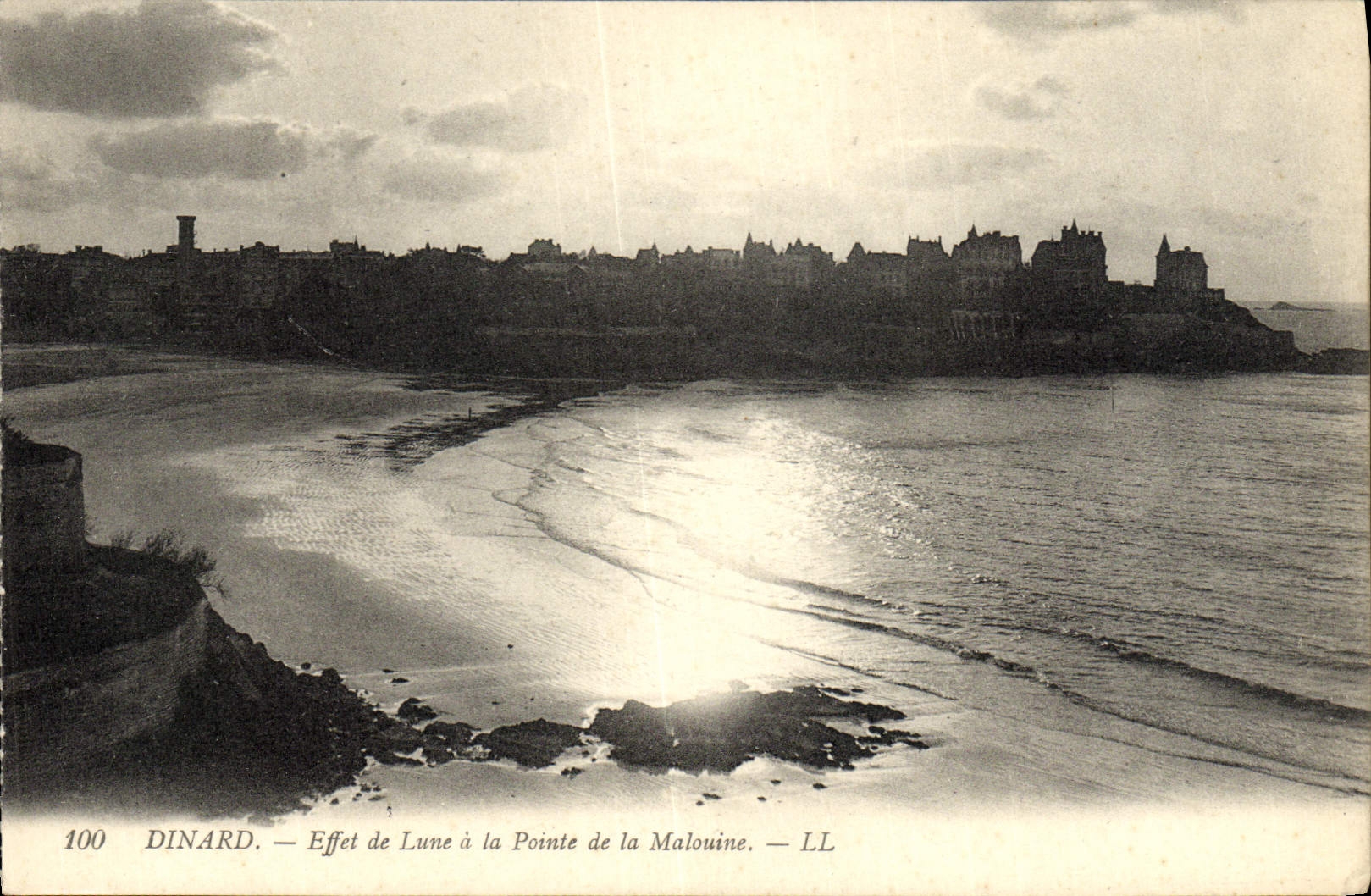 CPA Dinard Effet De Lune A La Pointe De La Malouine