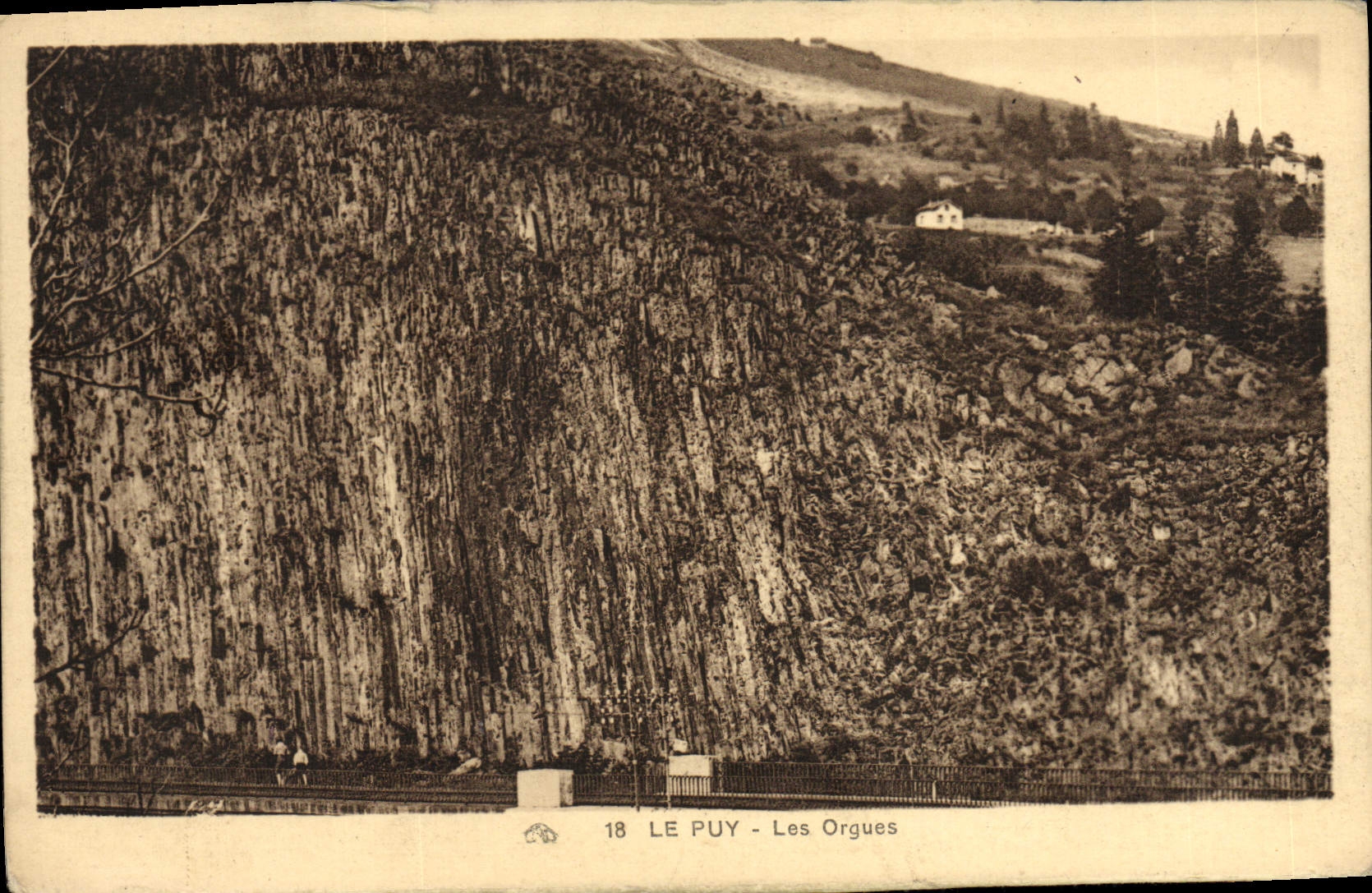 VINTAGE POSTCARD Puy Organ