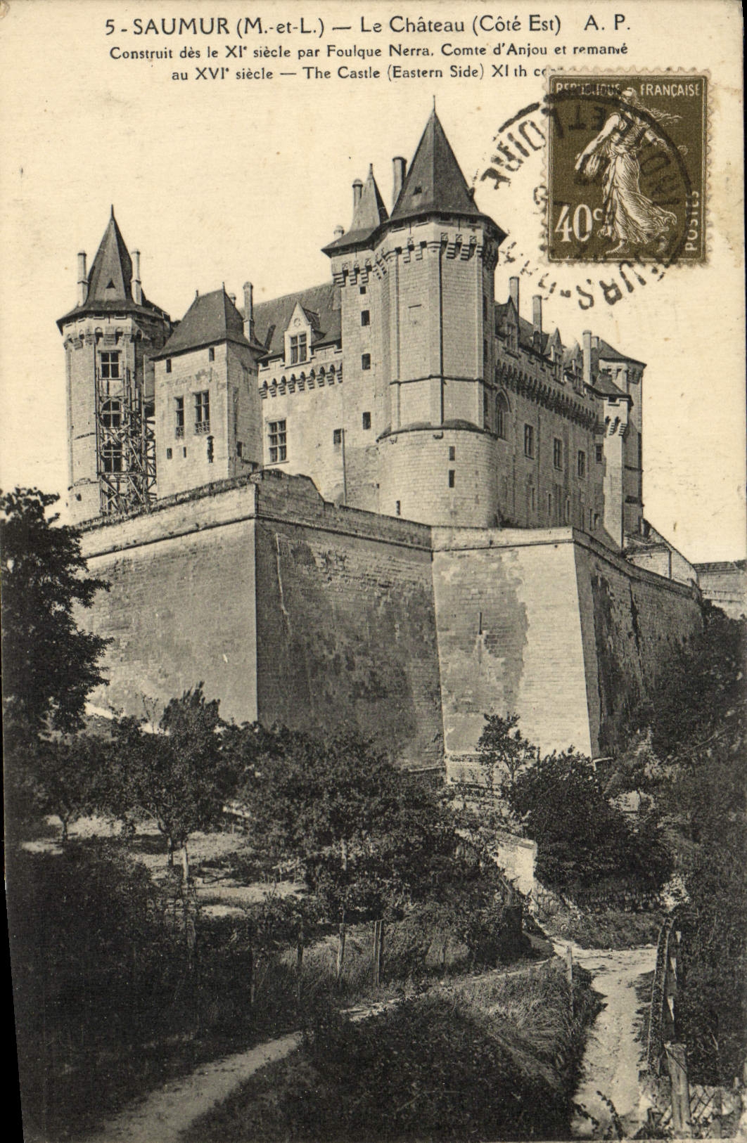 CPA Saumur Le Chateau