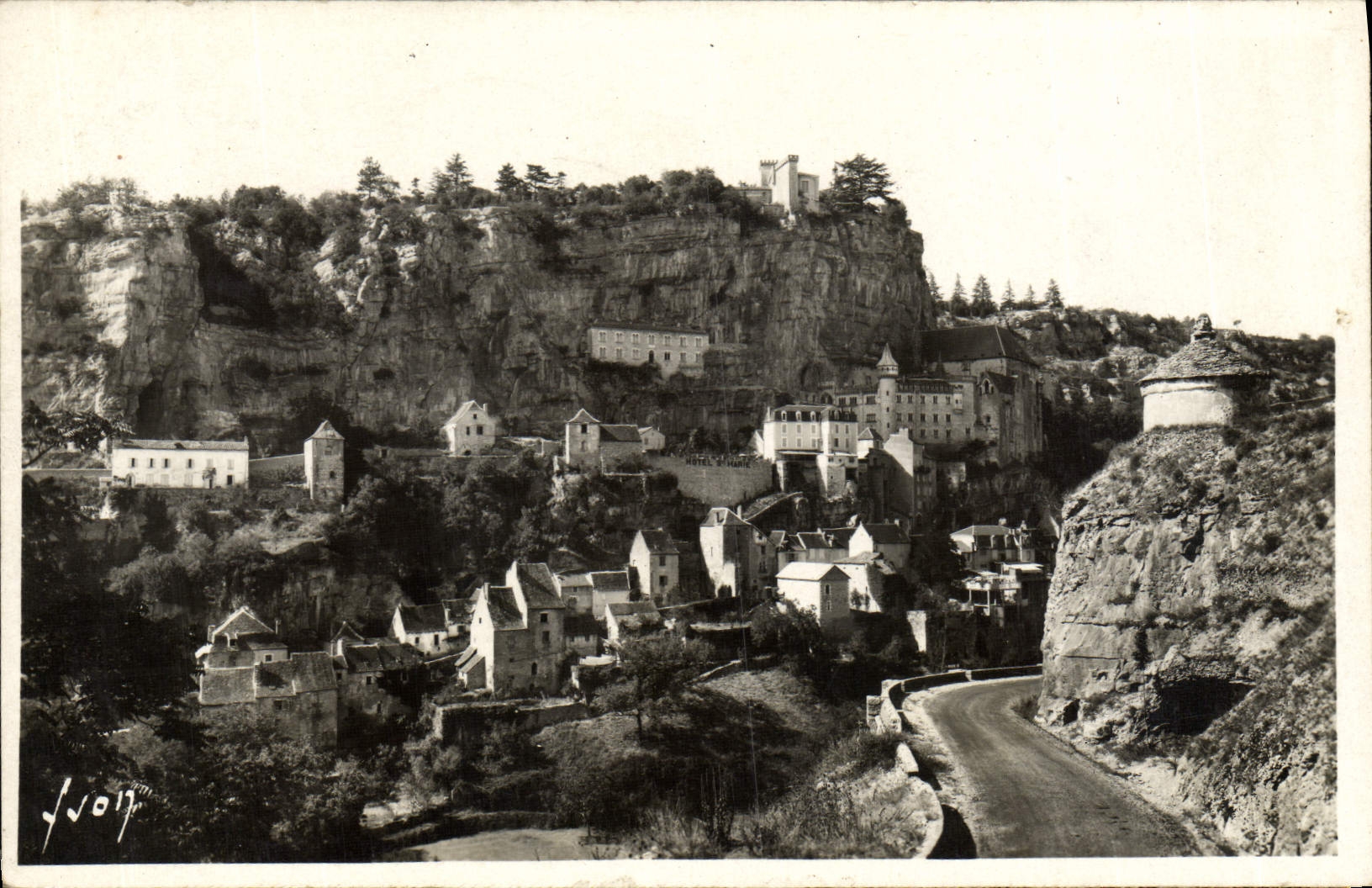 CPA La Douce France Rocamadour Vue Generale
