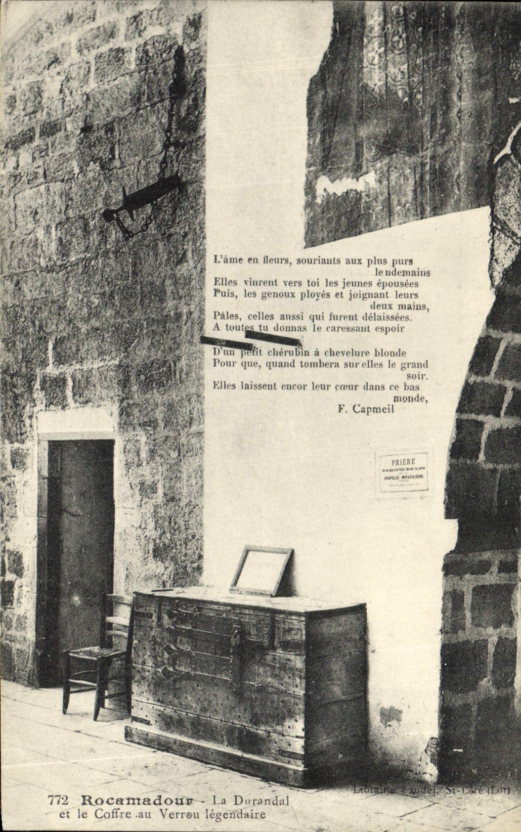 CPA Rocamadour La Durandal Et Le Coffire Au verrou legendaire