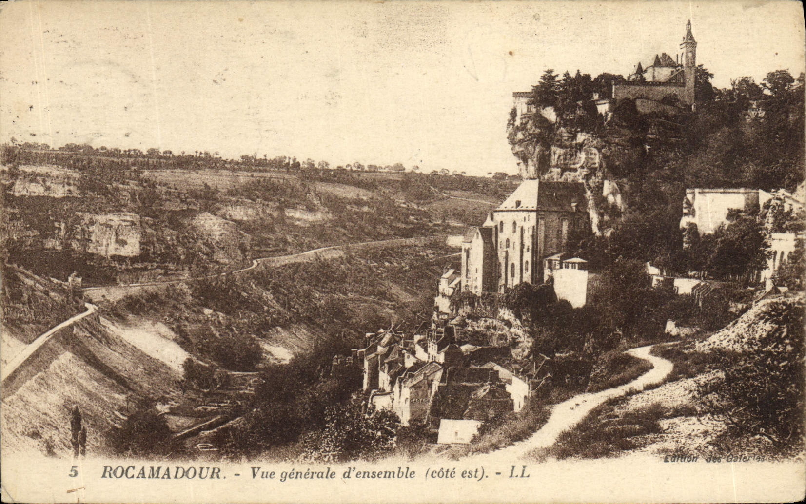 CPA Rocamadour Vue Generale d'Ensemble