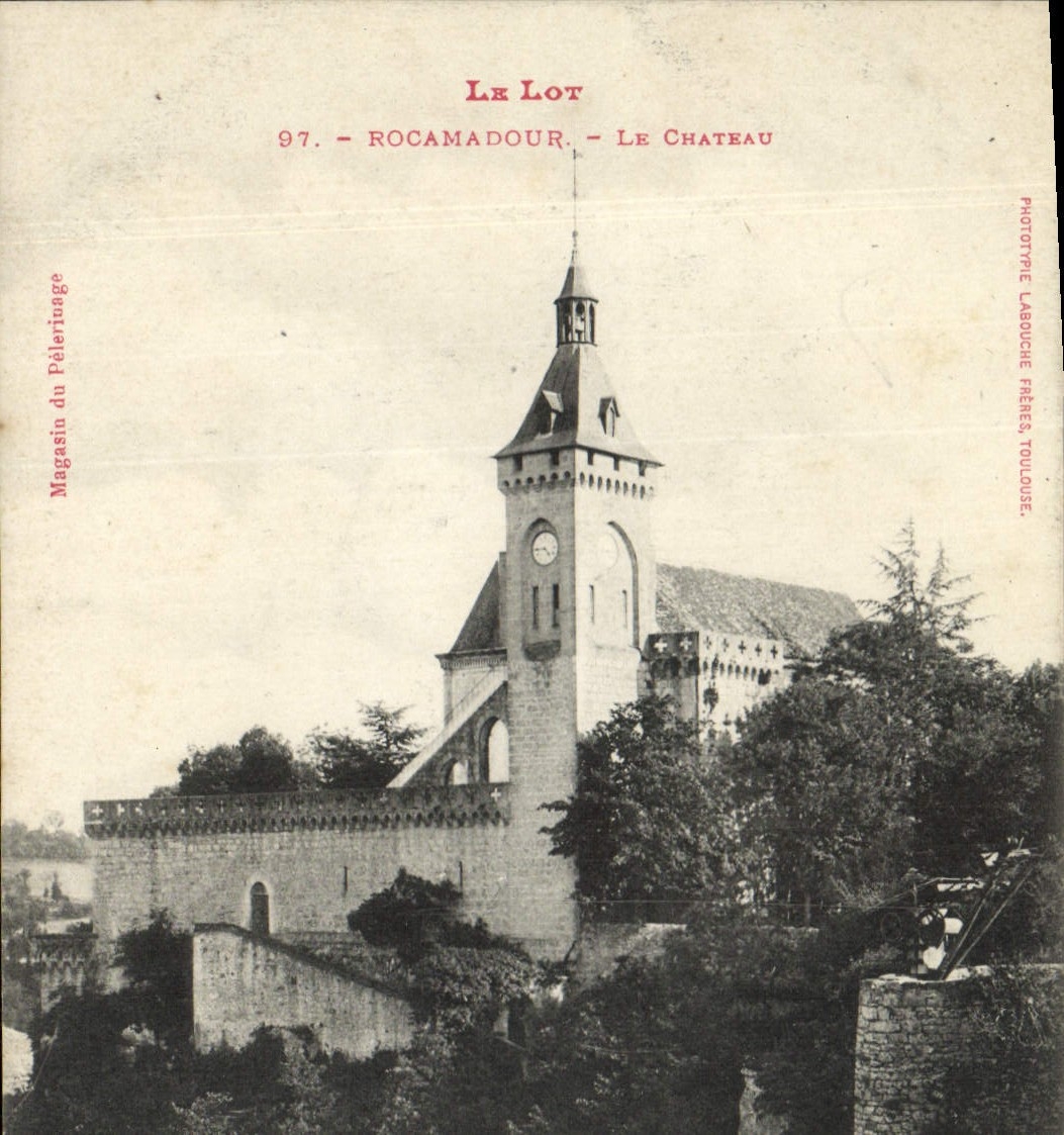 CPA Le Lot Rocamadour Le Chateau