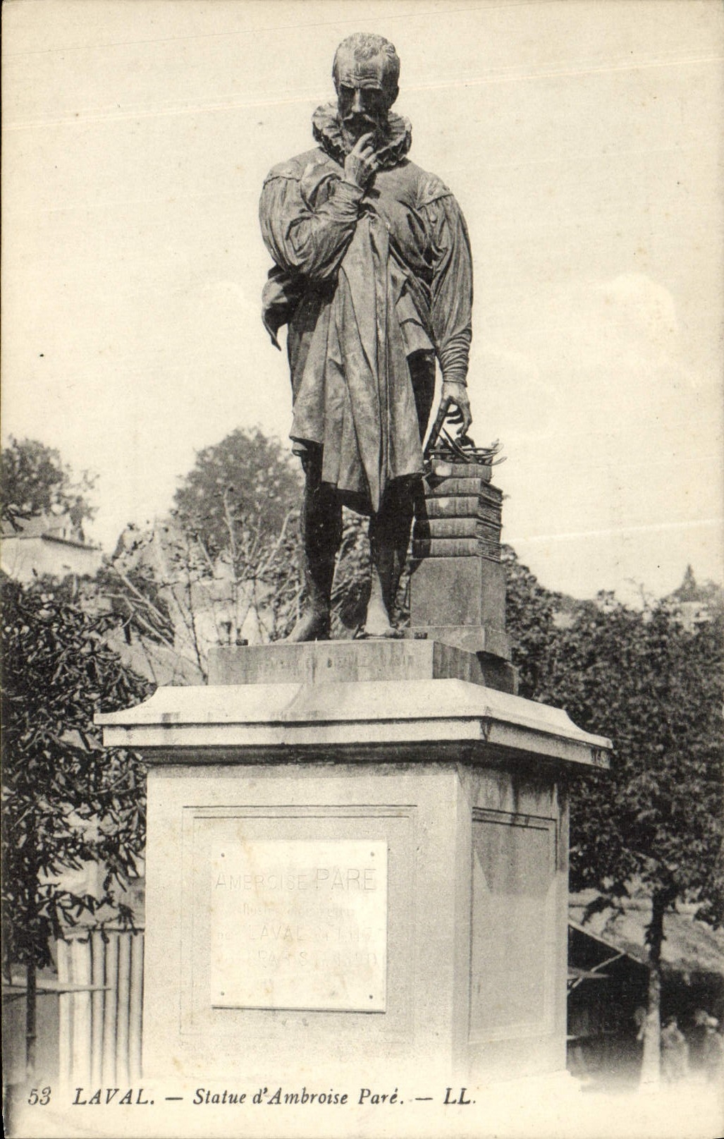 Las reglas de Laval de la POSTAL de la VENDIMIA de Ambroise pavimentan