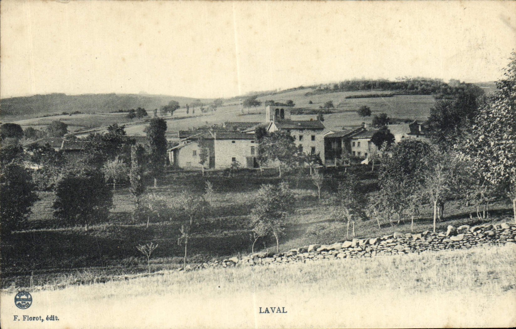 POSTAL Laval de la VENDIMIA