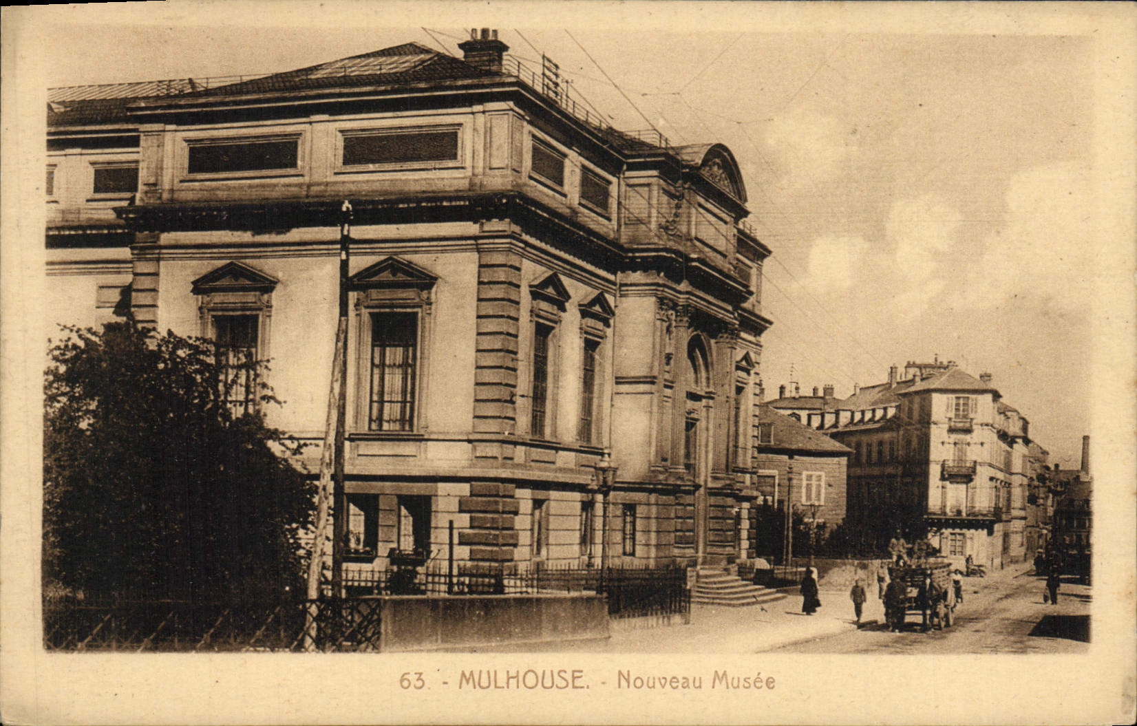 VINTAGE POSTCARD Mulhouse New Museum