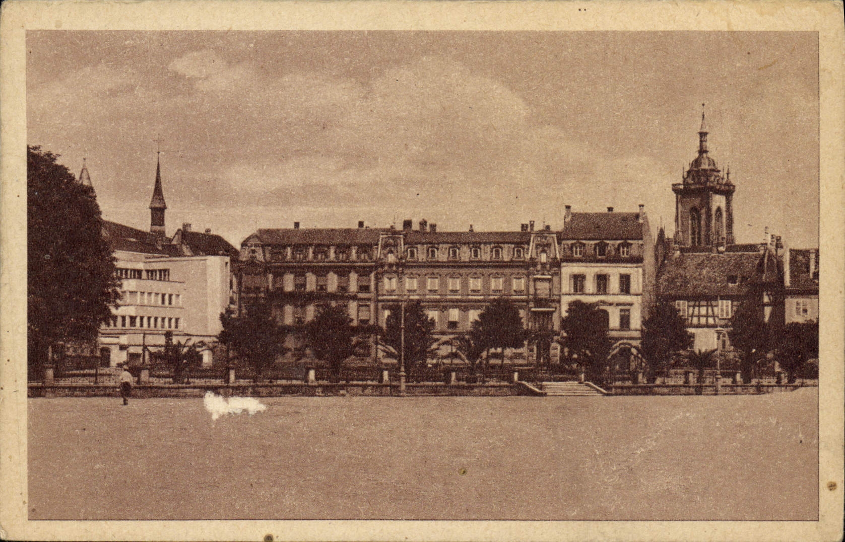 POSTAL Marsfeldplatz Colmar de la VENDIMIA