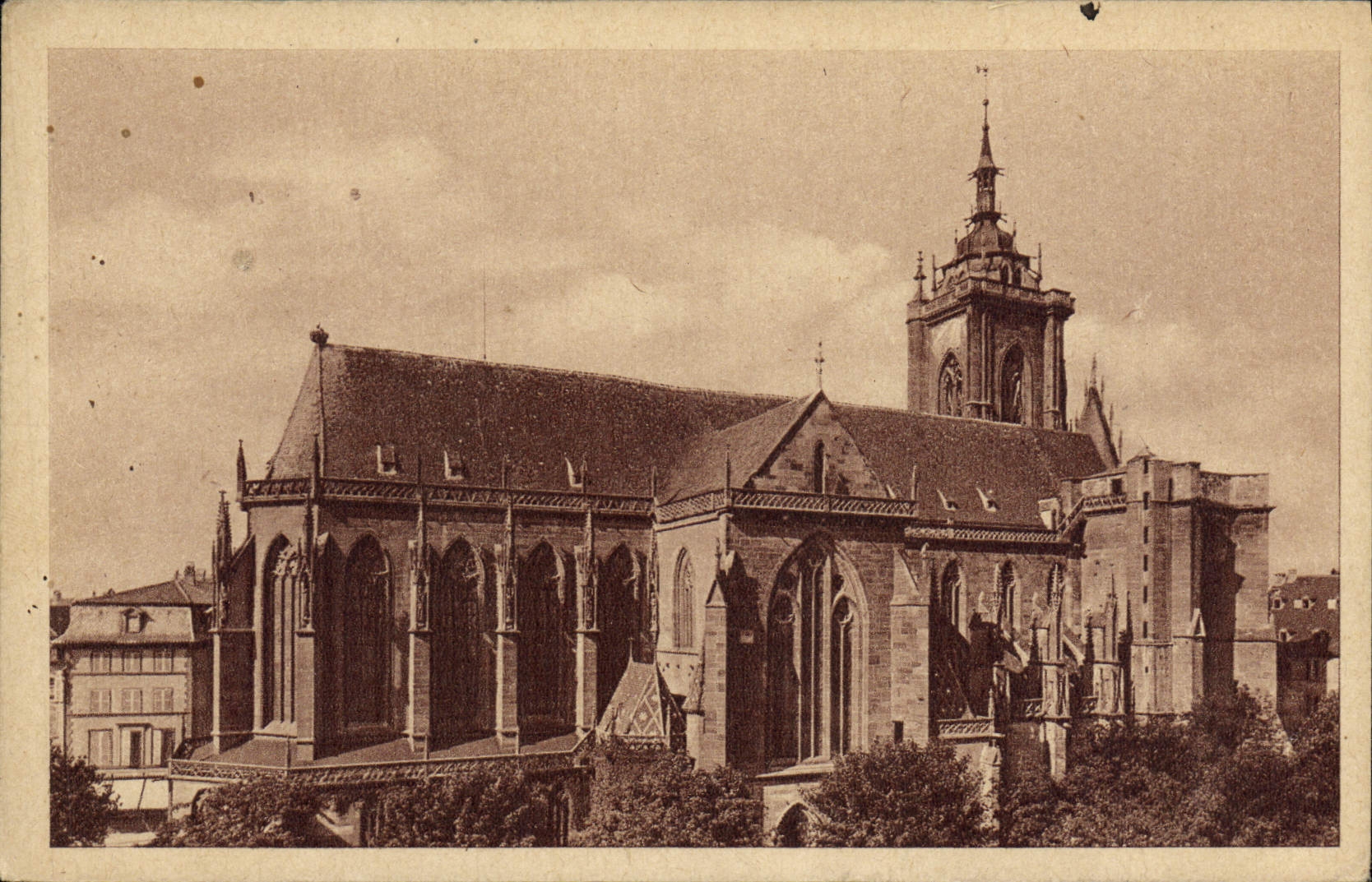 VINTAGE POSTCARD Colmar St Martins Munster