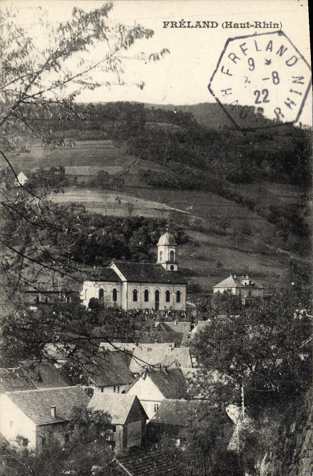 POSTAL Freland de la VENDIMIA