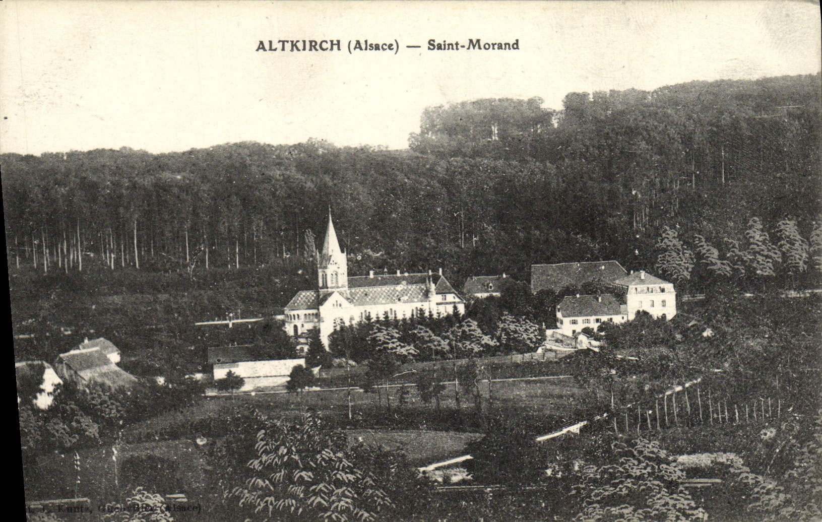 VINTAGE POSTCARD Holy Altkirch Morand