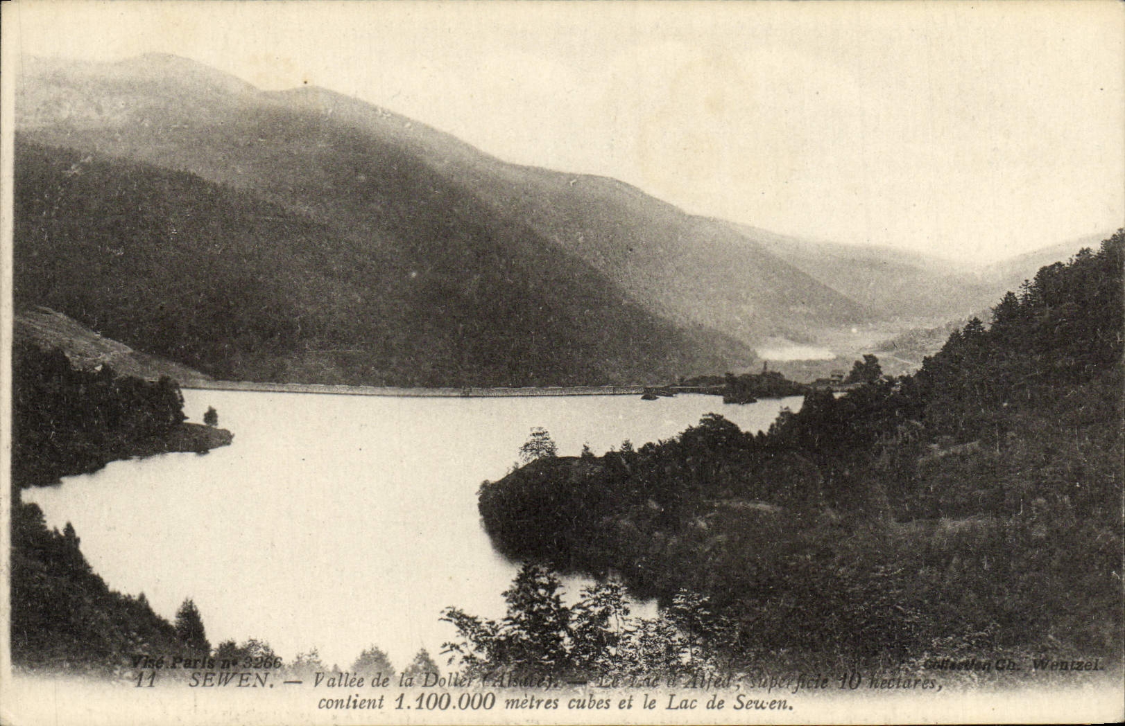 Valle de Sewen de la POSTAL de la VENDIMIA a pelar
