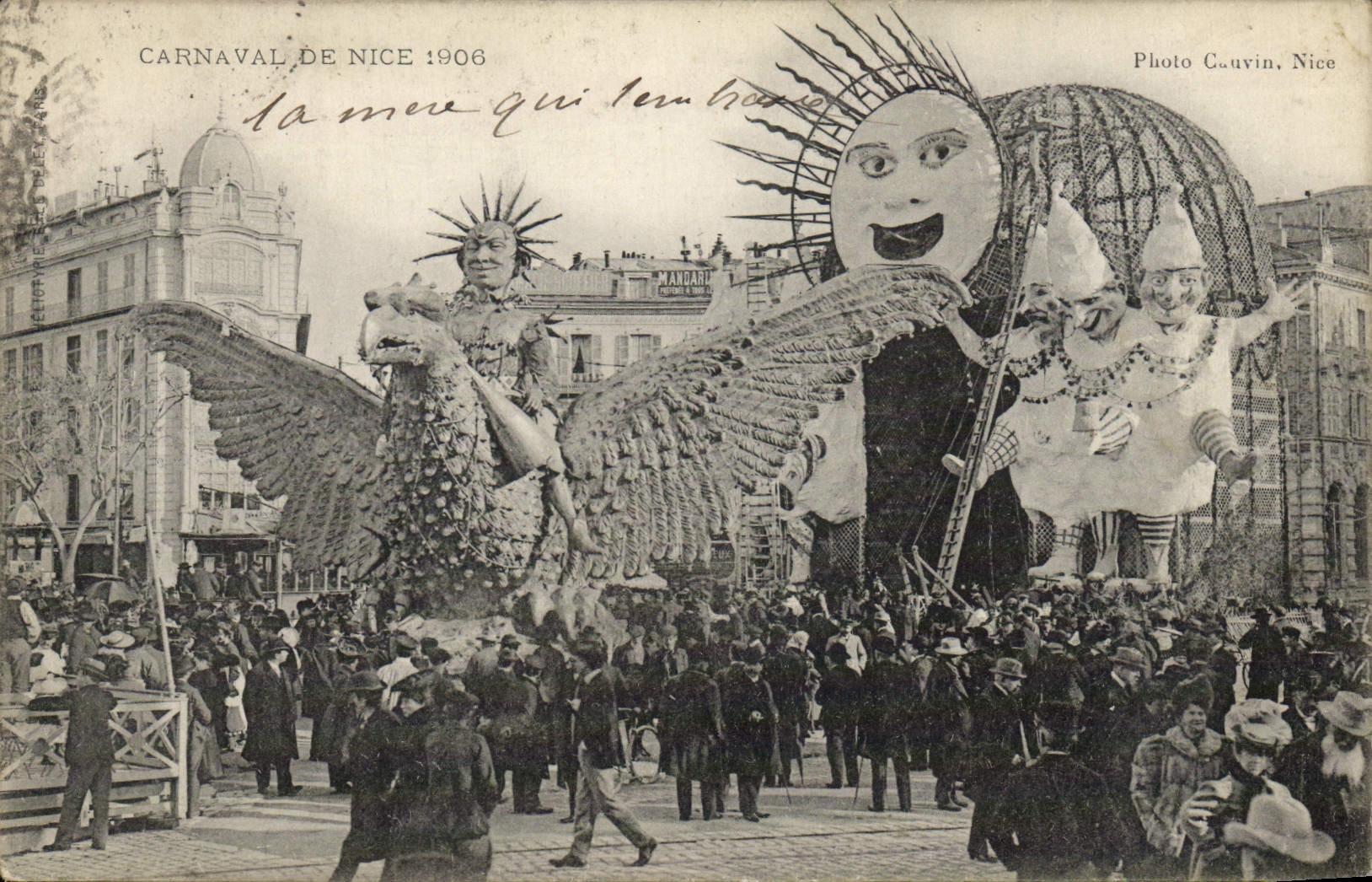 Carnaval de la POSTAL de la VENDIMIA de Niza 1906