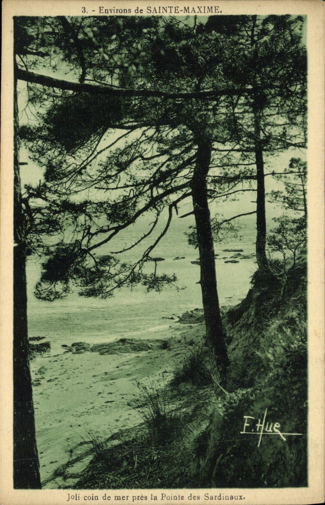 CPA Environs De Sainte Maxme Joli Coin De Mer Pres La Pointe Des Sardinaux