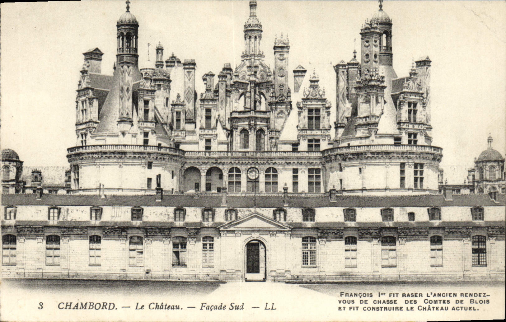 CPA Chambord Le Chateau Facade Sud