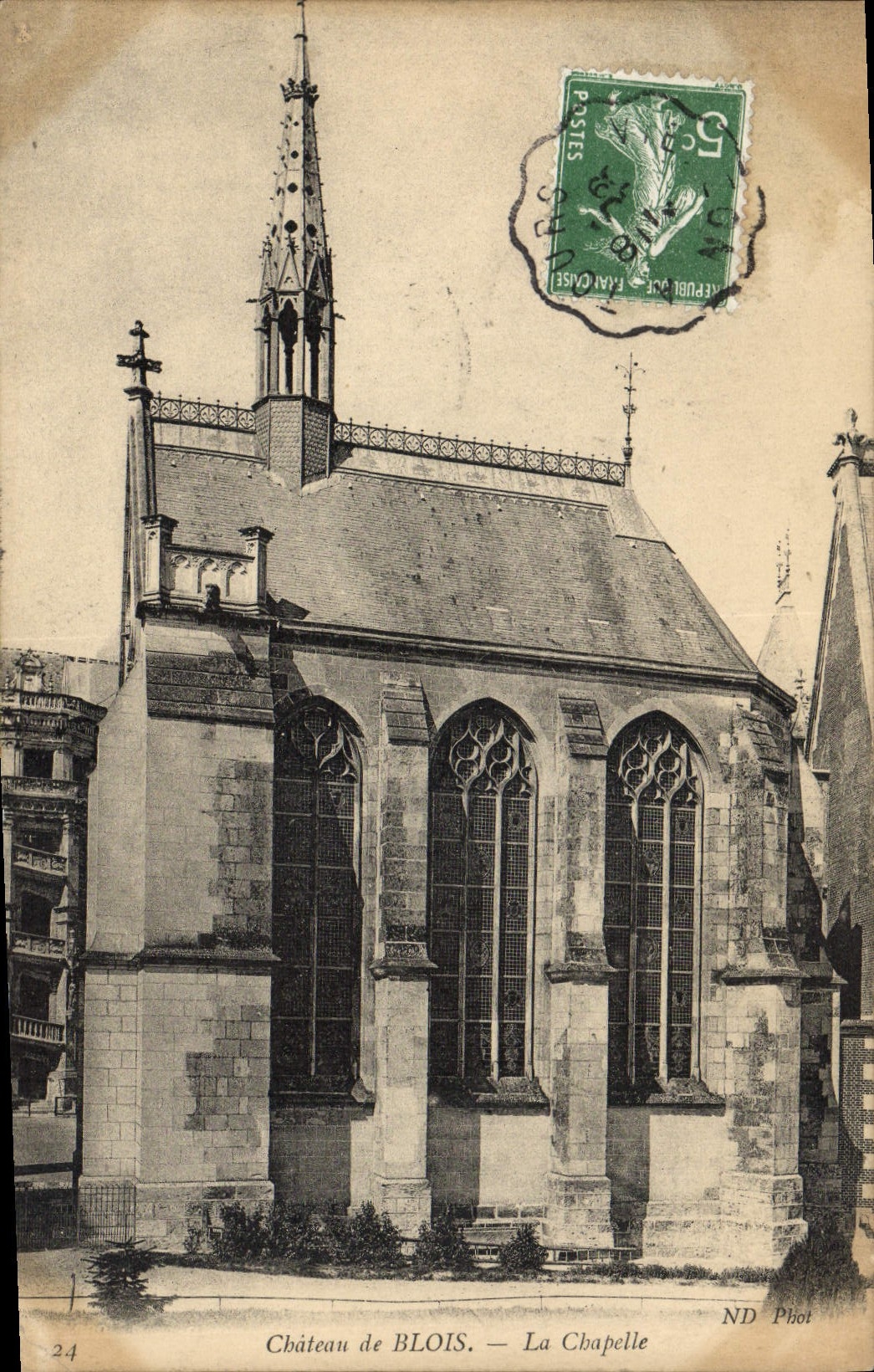 CPA Chateau De Blois La Chapelle