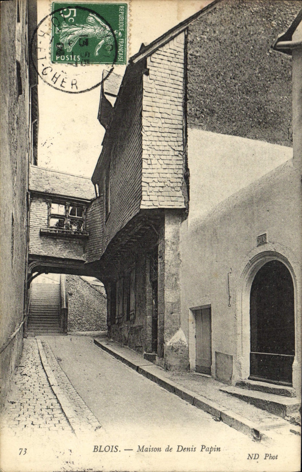 CPA Blois Maison De Denis Papin
