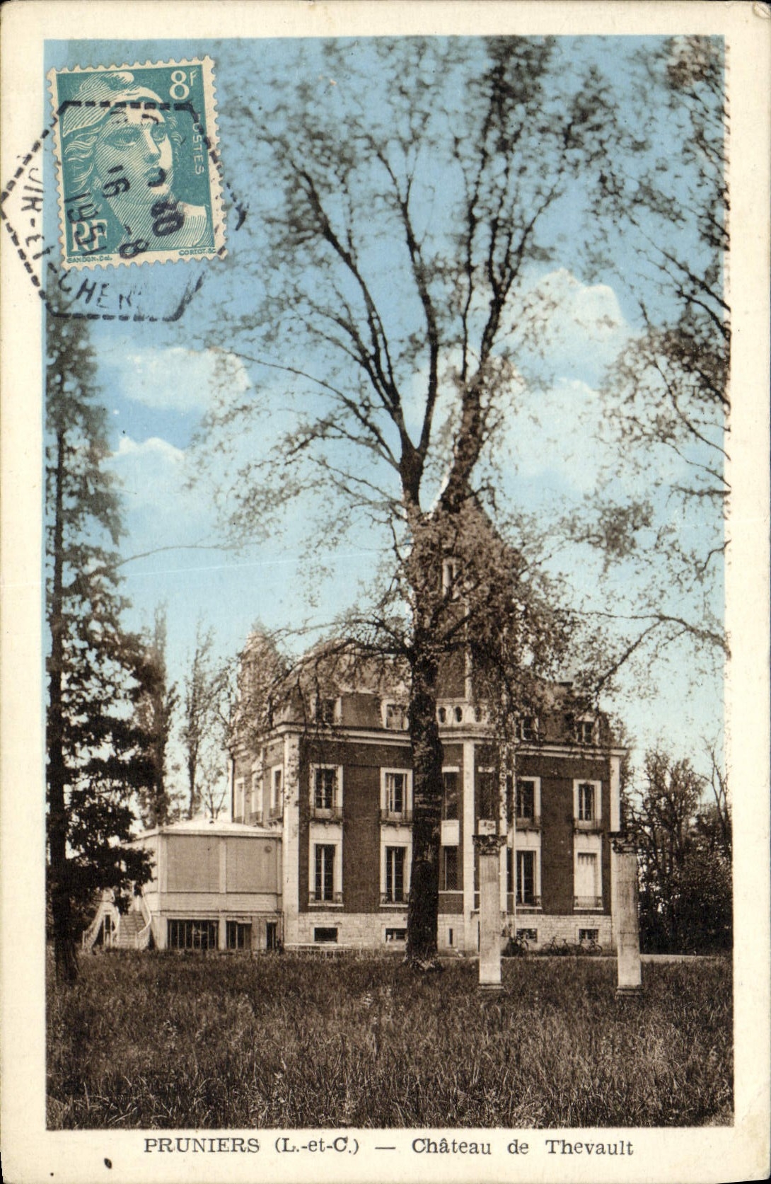 CPA Pruniers Chateau De Thevault