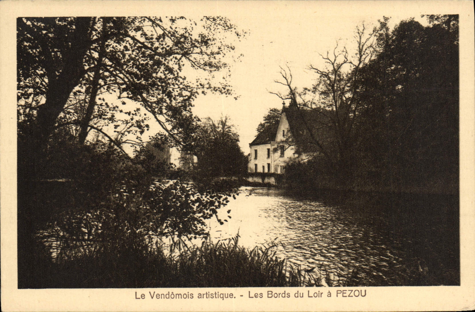 CPA Le Endomois Artistique Les Bords Du Loir A Pezou
