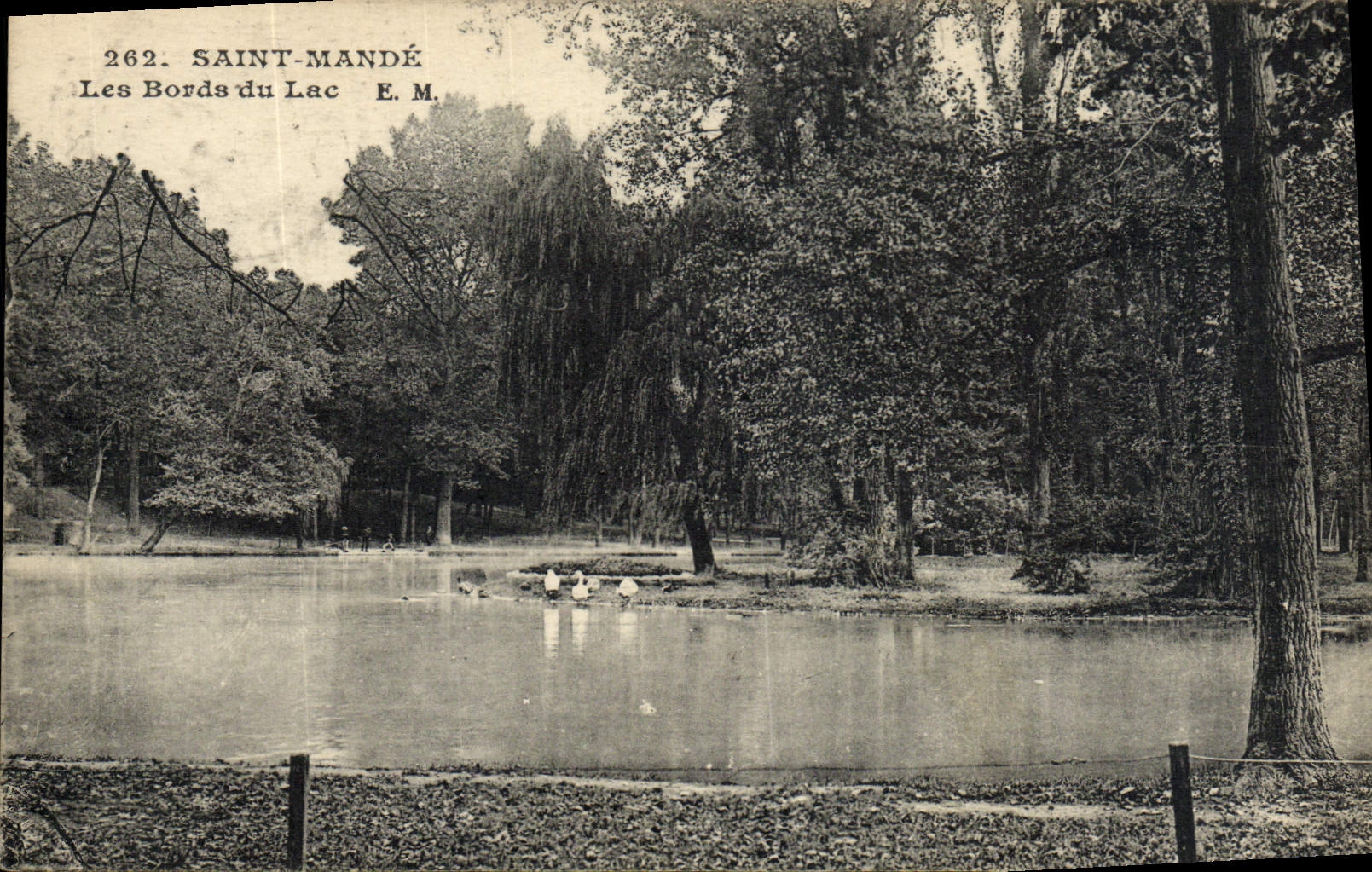 VINTAGE POSTCARD Holy Mande Edges Of the Lake