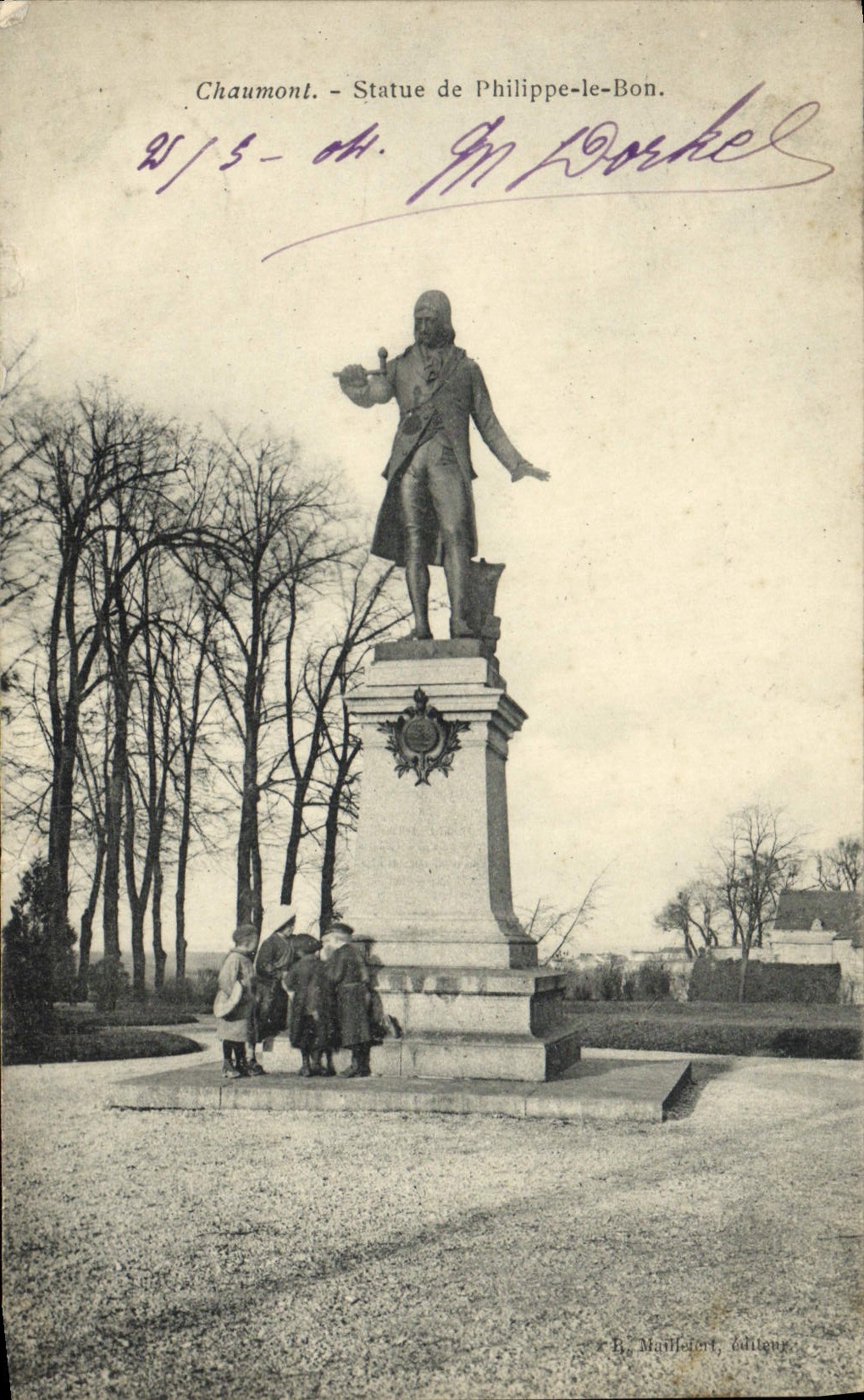 VINTAGE POSTCARD Chaumont Rules of Philippe the Good