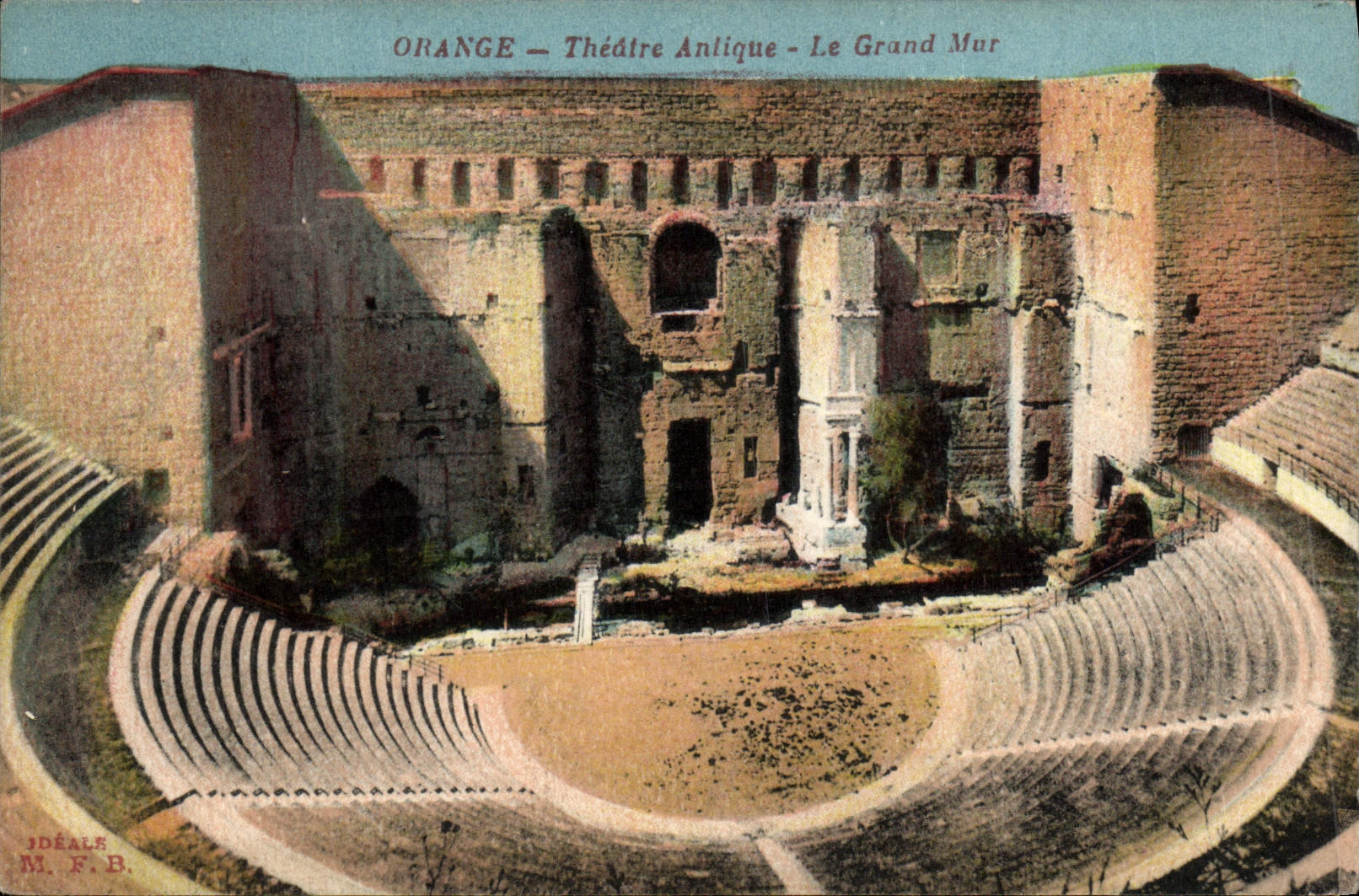 CPA Orange Theatre Antique Le Grand Mur