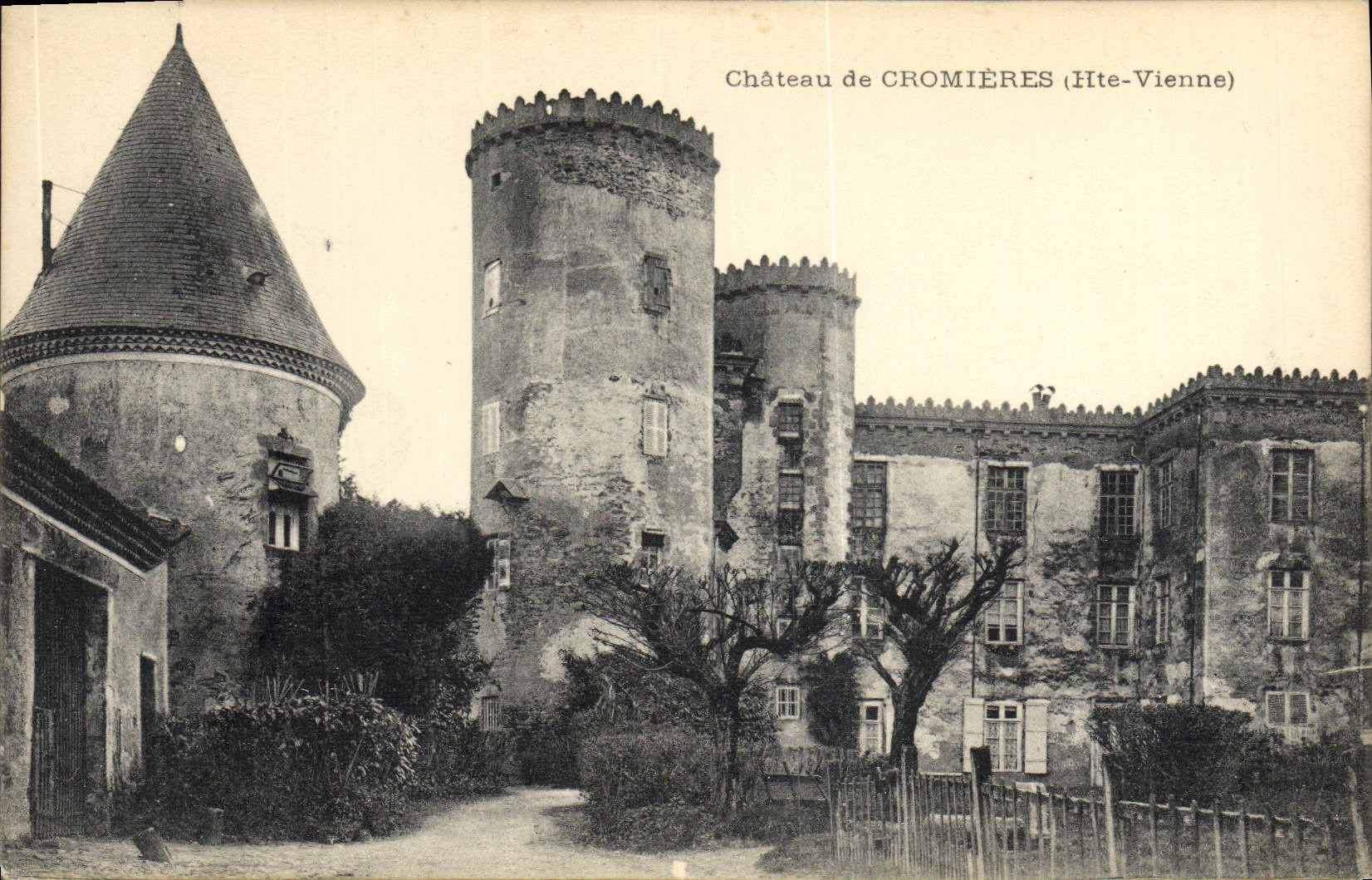 CPA Cromieres Chateau 