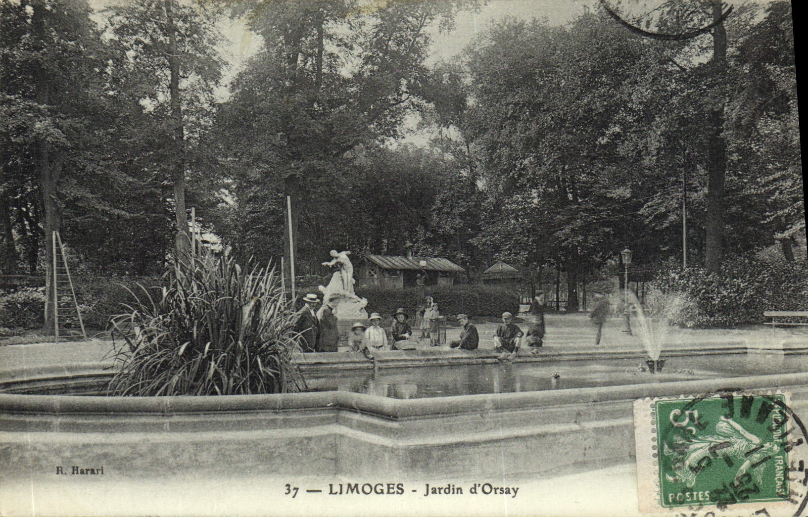 CPA Limoges Jardin d'Orsay Enfants